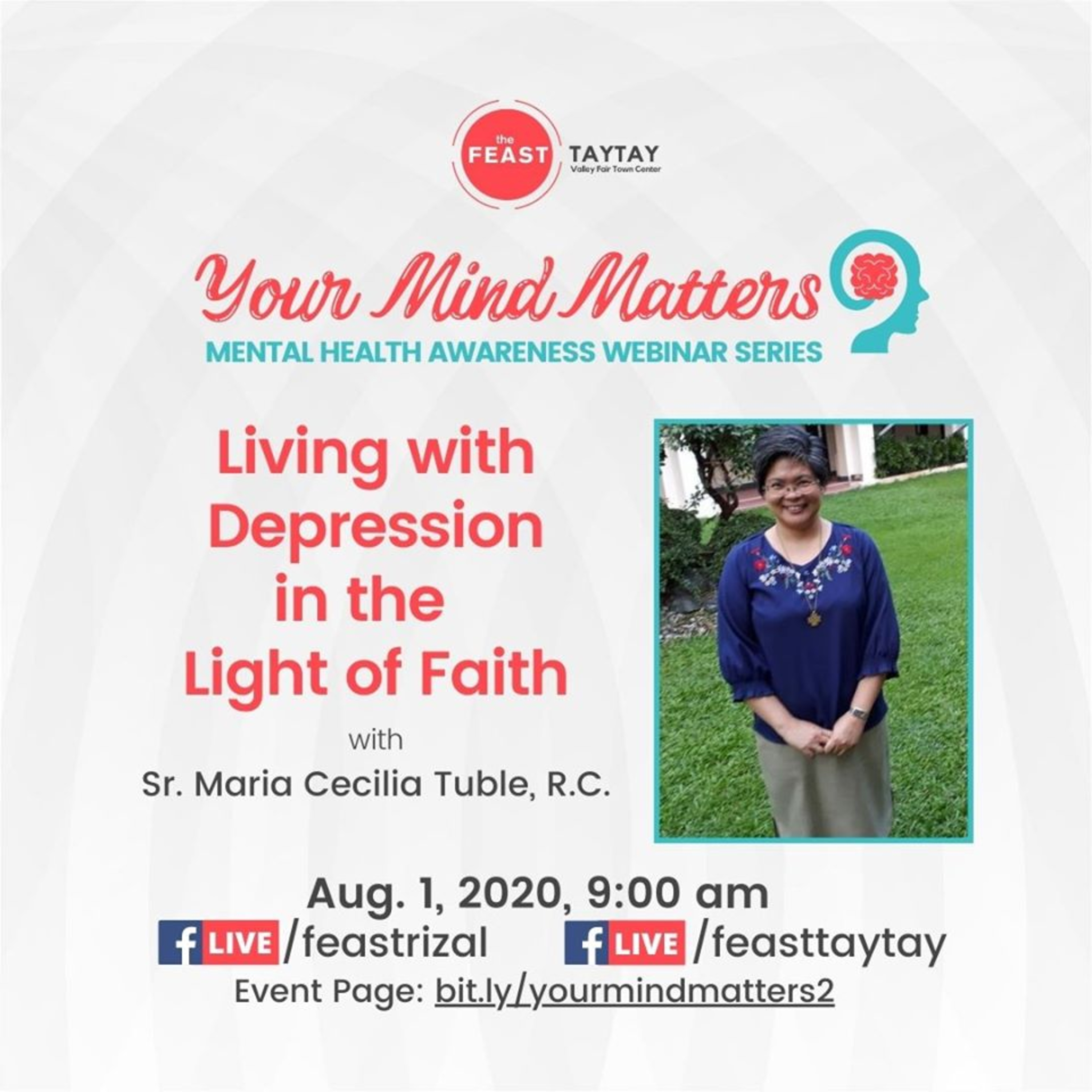 #YourMindMatters - Living with Depression in The Light of Faith - Sr. Maria Cecilia Tuble, R.C episode artwork