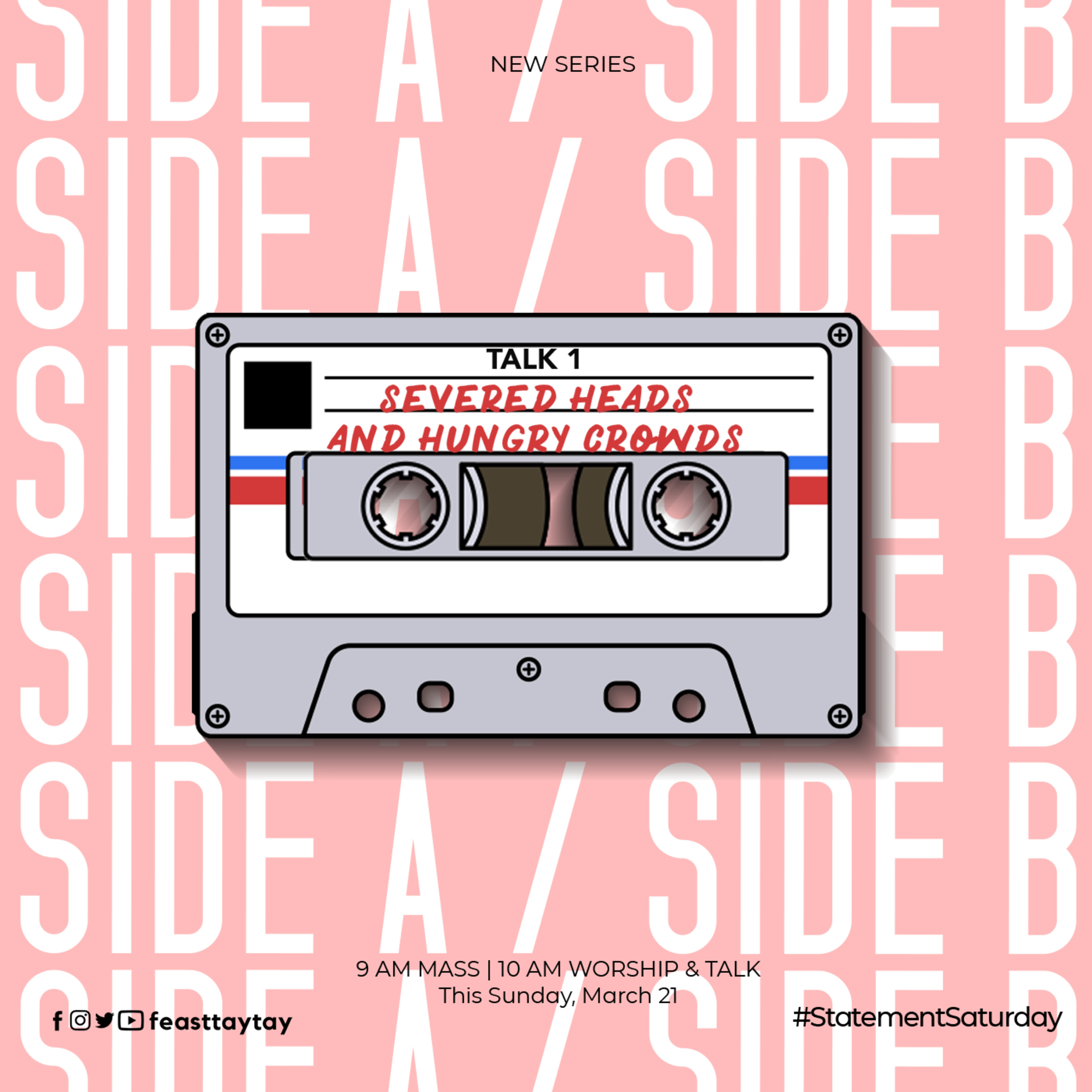 Talk 1: Severed Head and Hungry Crowds - Side A Side B Series - Bro. Alex and Bro. Woody episode artwork