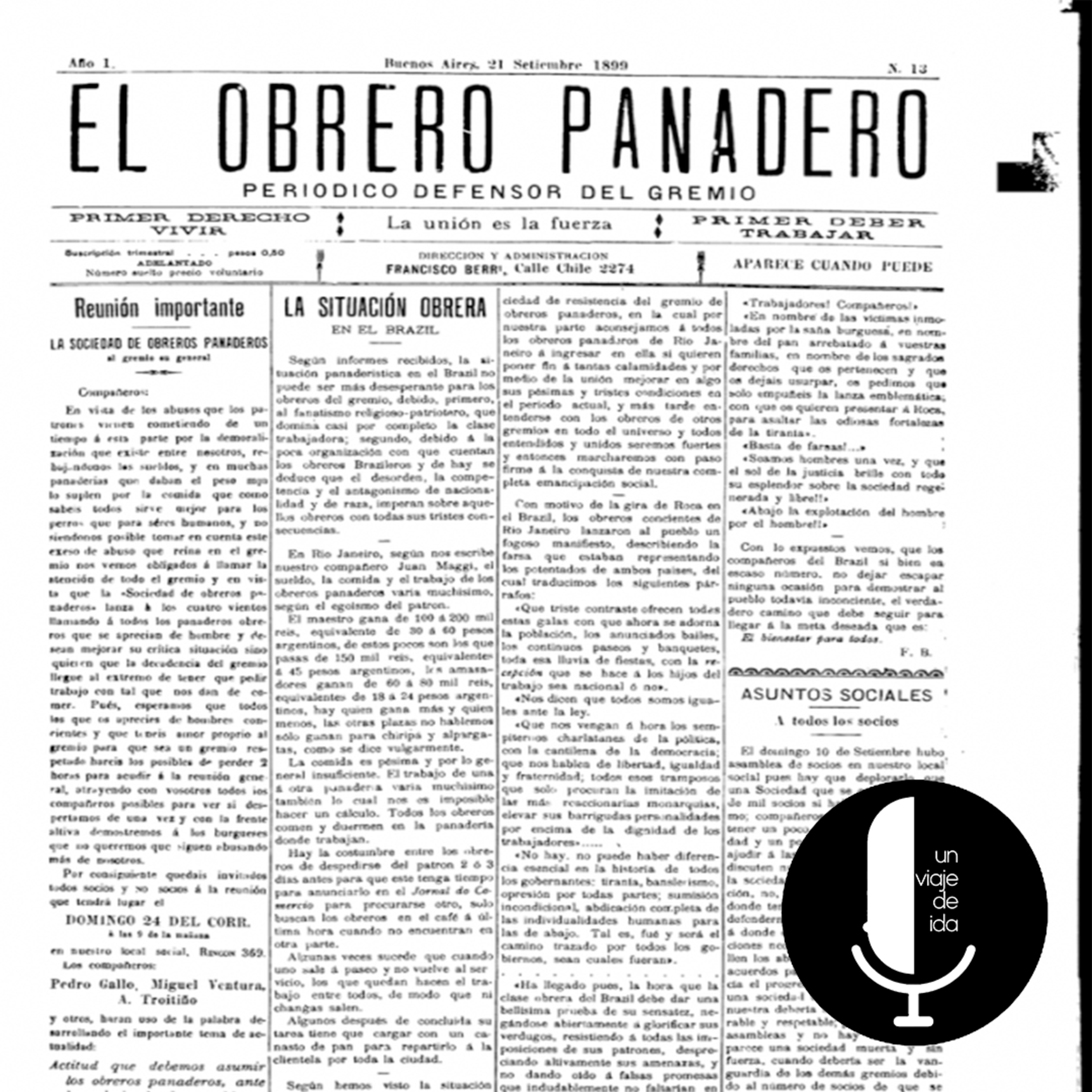 Un Viaje de Ida, programa de Radio