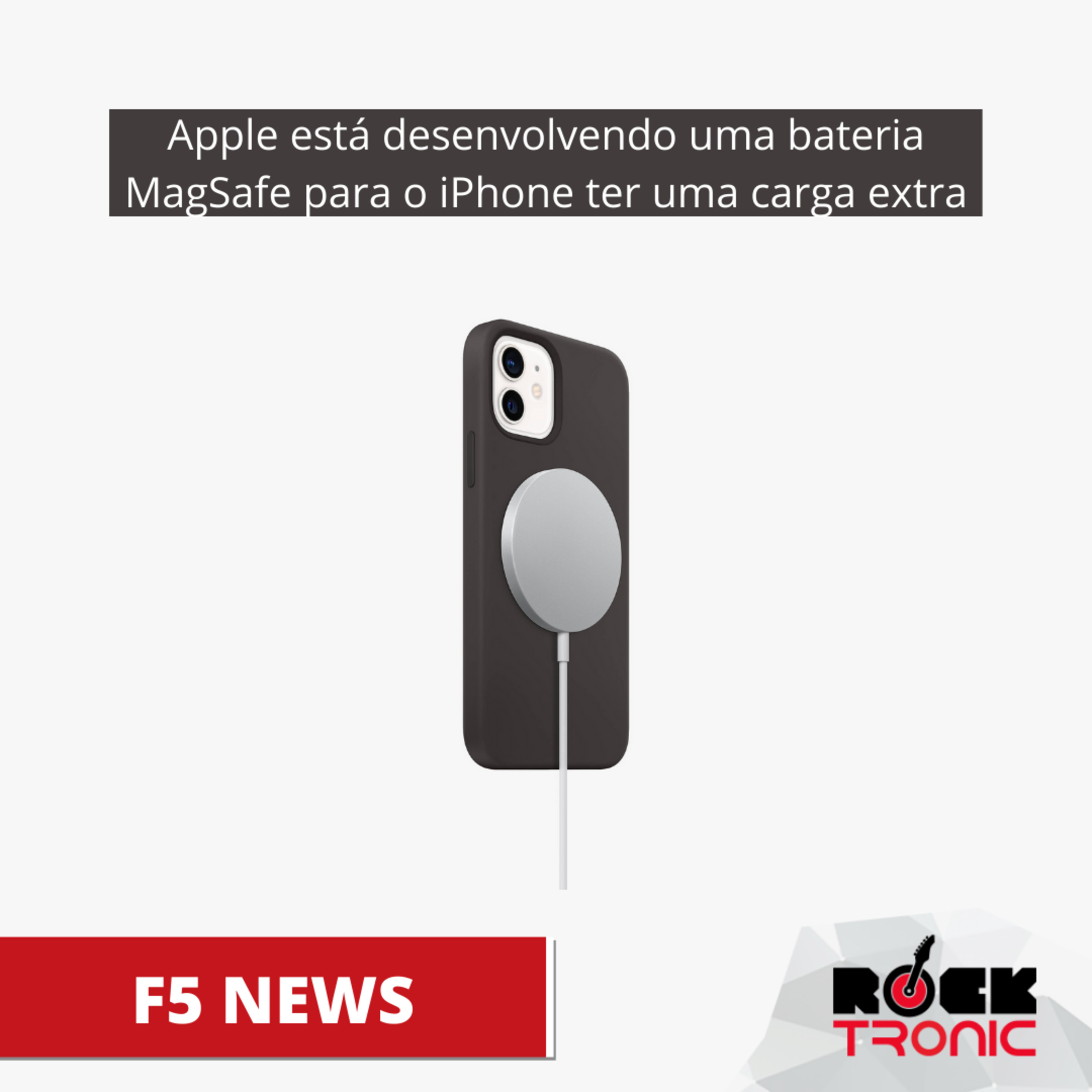 Apple está desenvolvendo uma bateria MagSafe para o iPhone ter uma carga extra