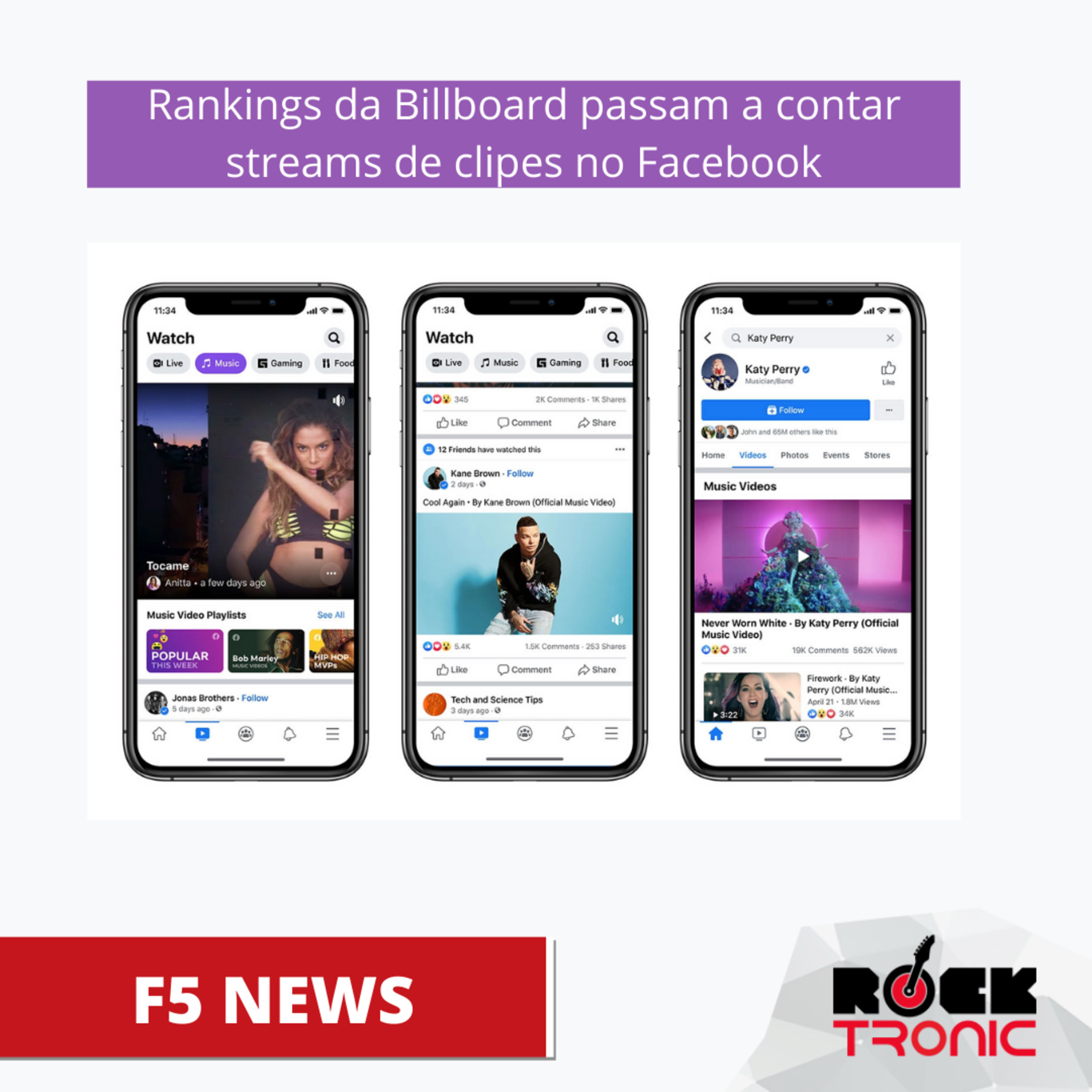 Rankings da Billboard passam a contar streams de clipes no Facebook episode artwork