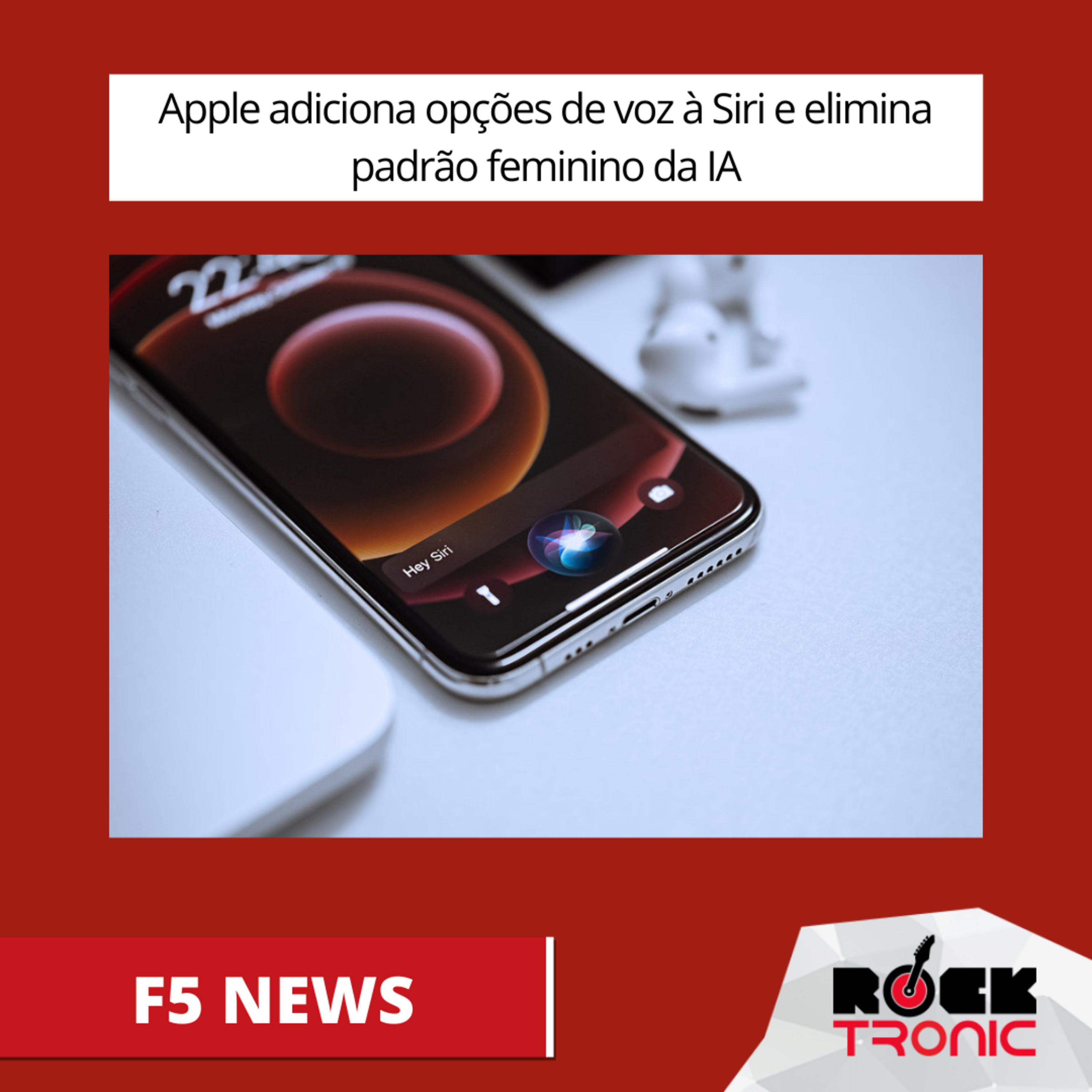 Apple adiciona opções de voz à Siri e elimina padrão feminino da IA
