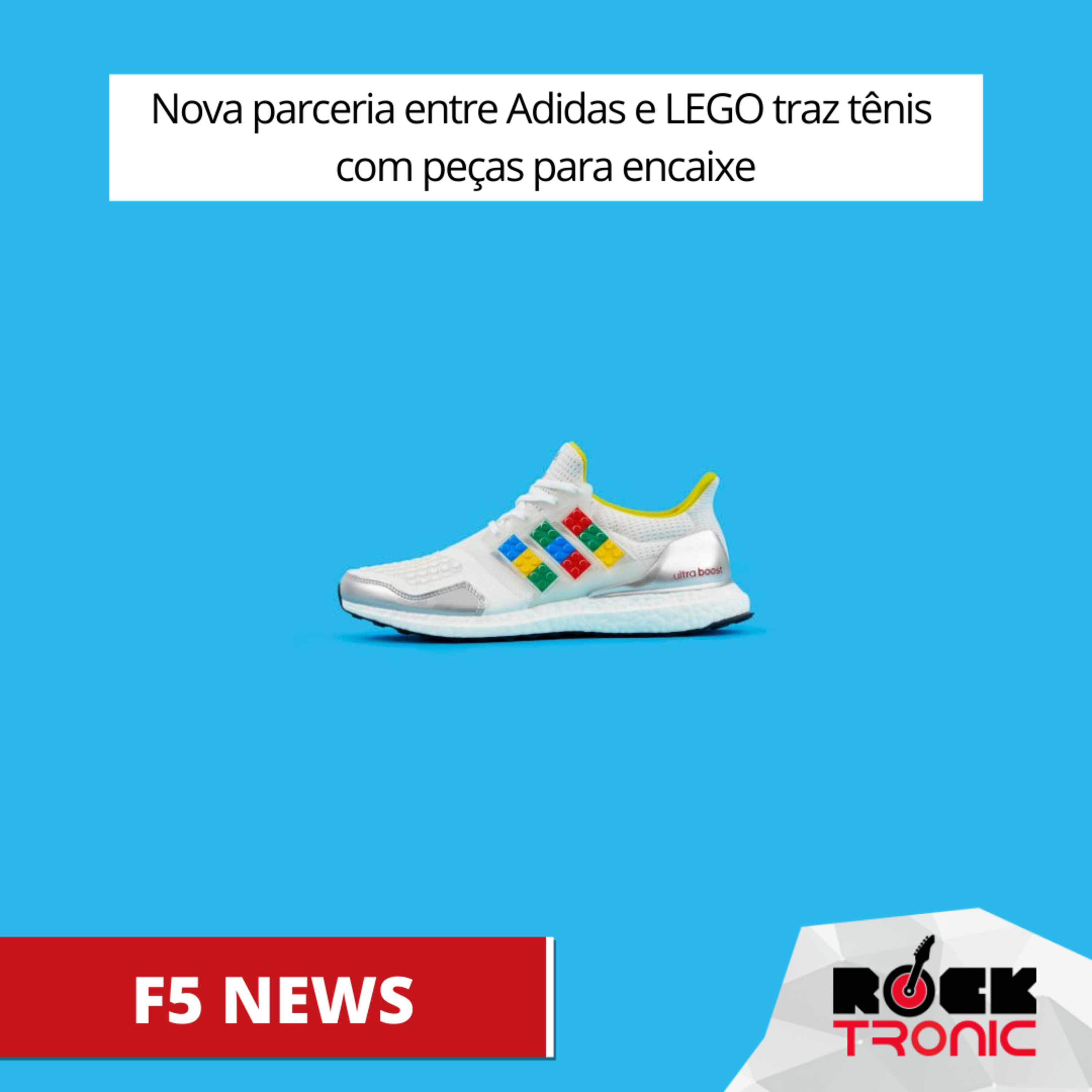 Nova parceria entre Adidas e LEGO traz tênis com peças para encaixe episode artwork