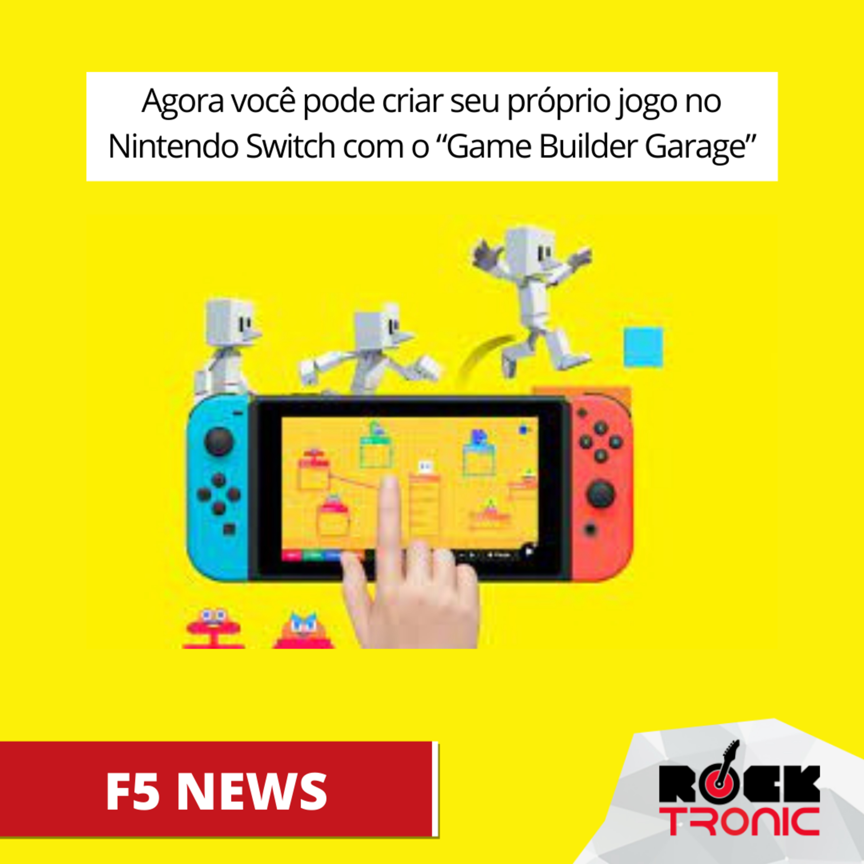 Nintendo Switch permite criar seu próprio jogo no “Game Builder Garage” episode artwork