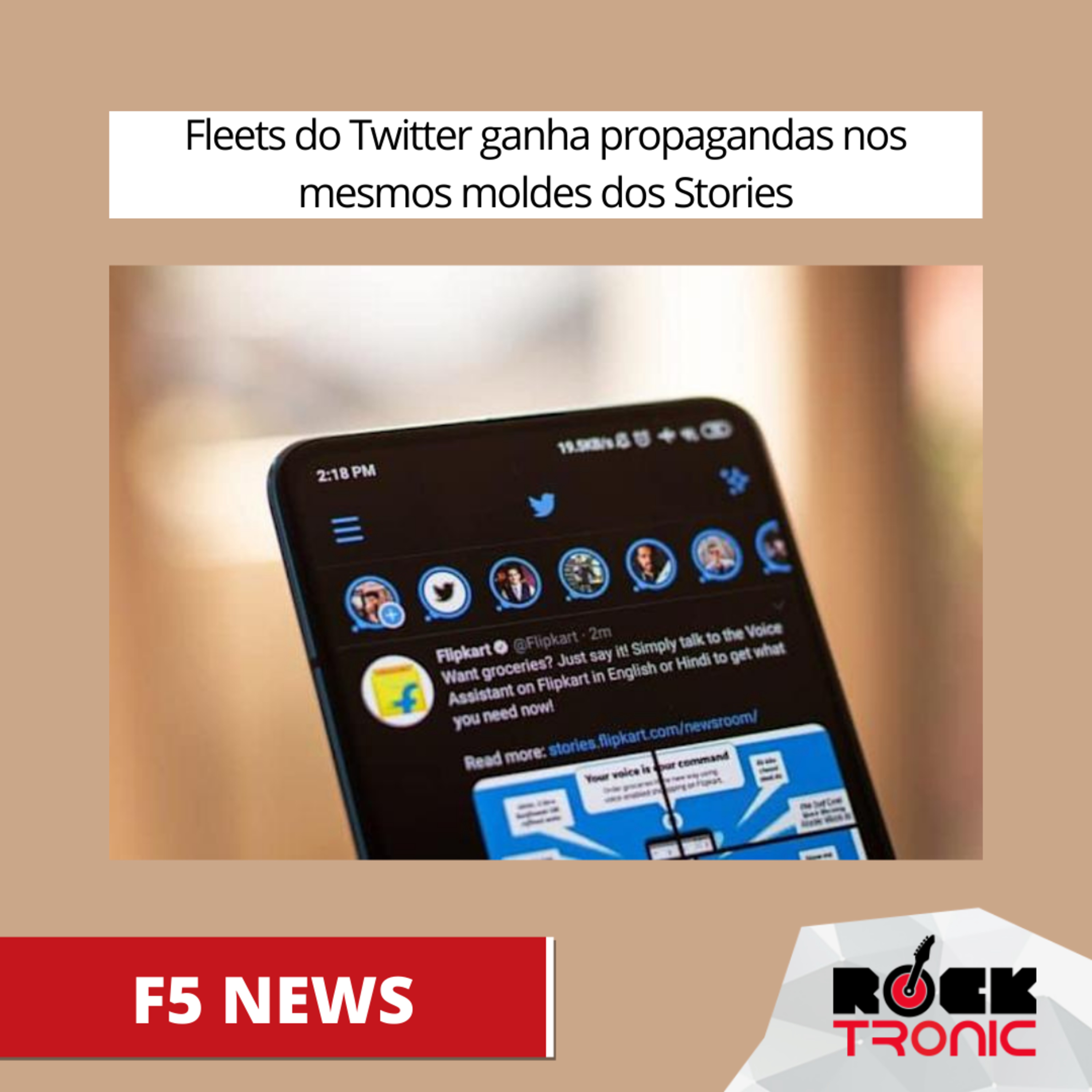 Fleets do Twitter ganha propagandas nos mesmos moldes dos Stories