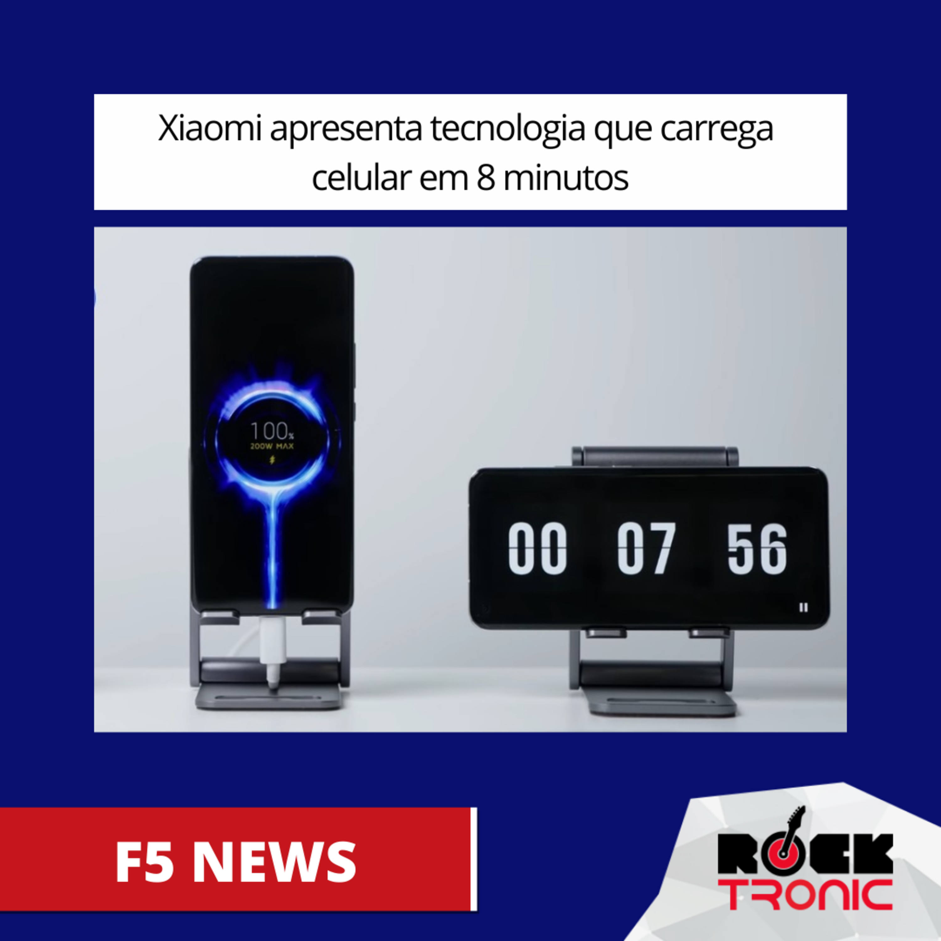 Xiaomi apresenta tecnologia que carrega celular em 8 minutos episode artwork