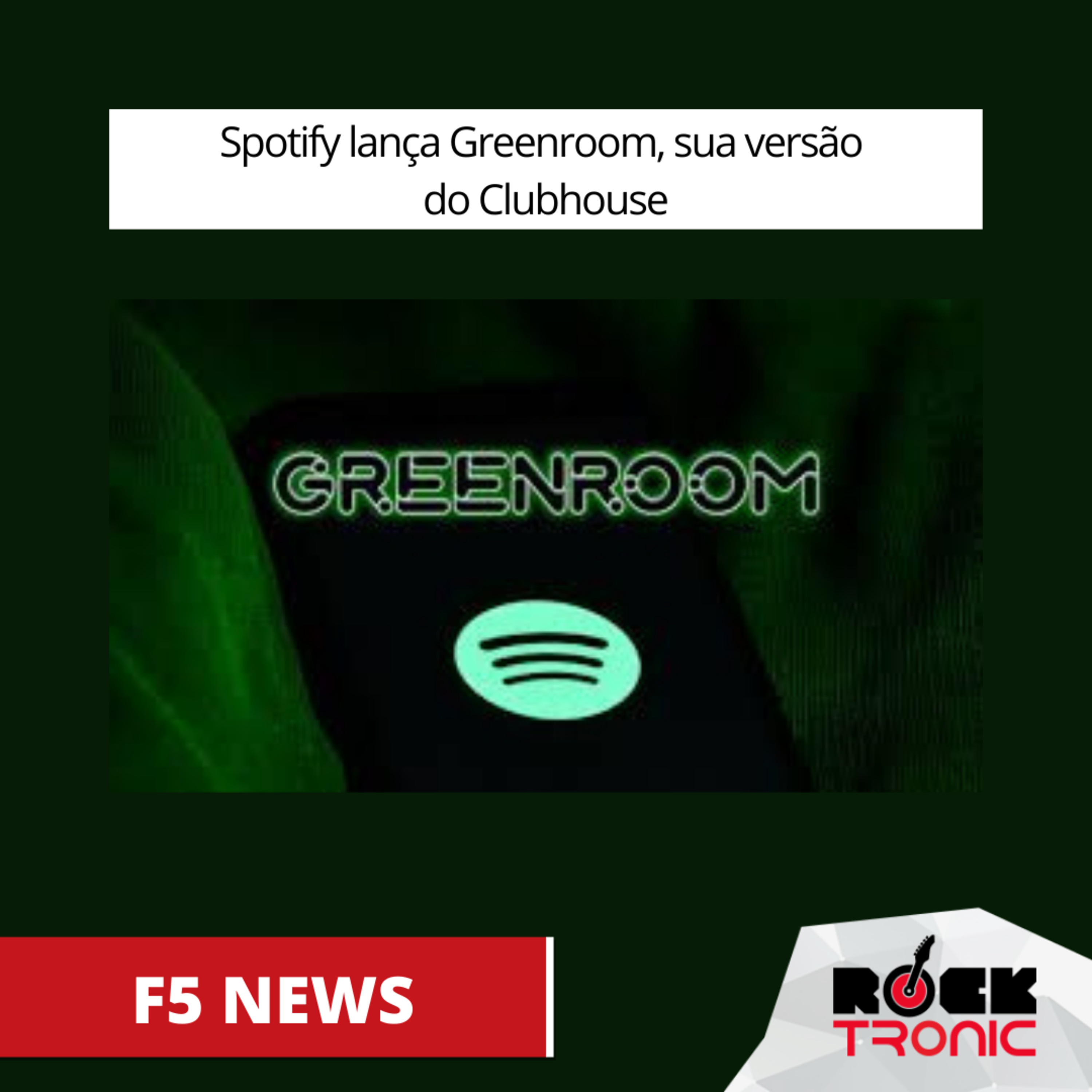 Spotify lança Greenroom, sua versão do Clubhouse episode artwork