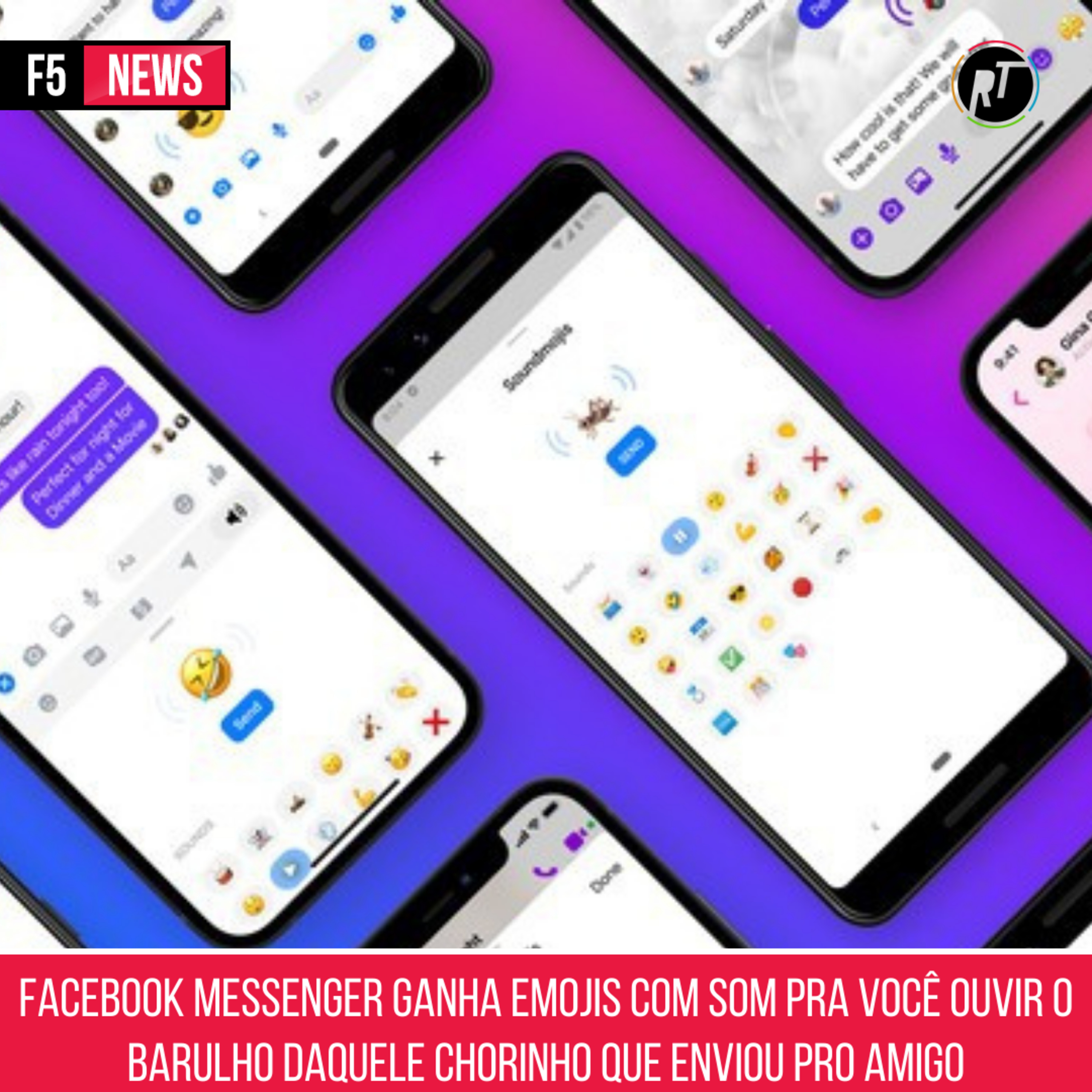 Facebook Messenger ganha emojis com som episode artwork