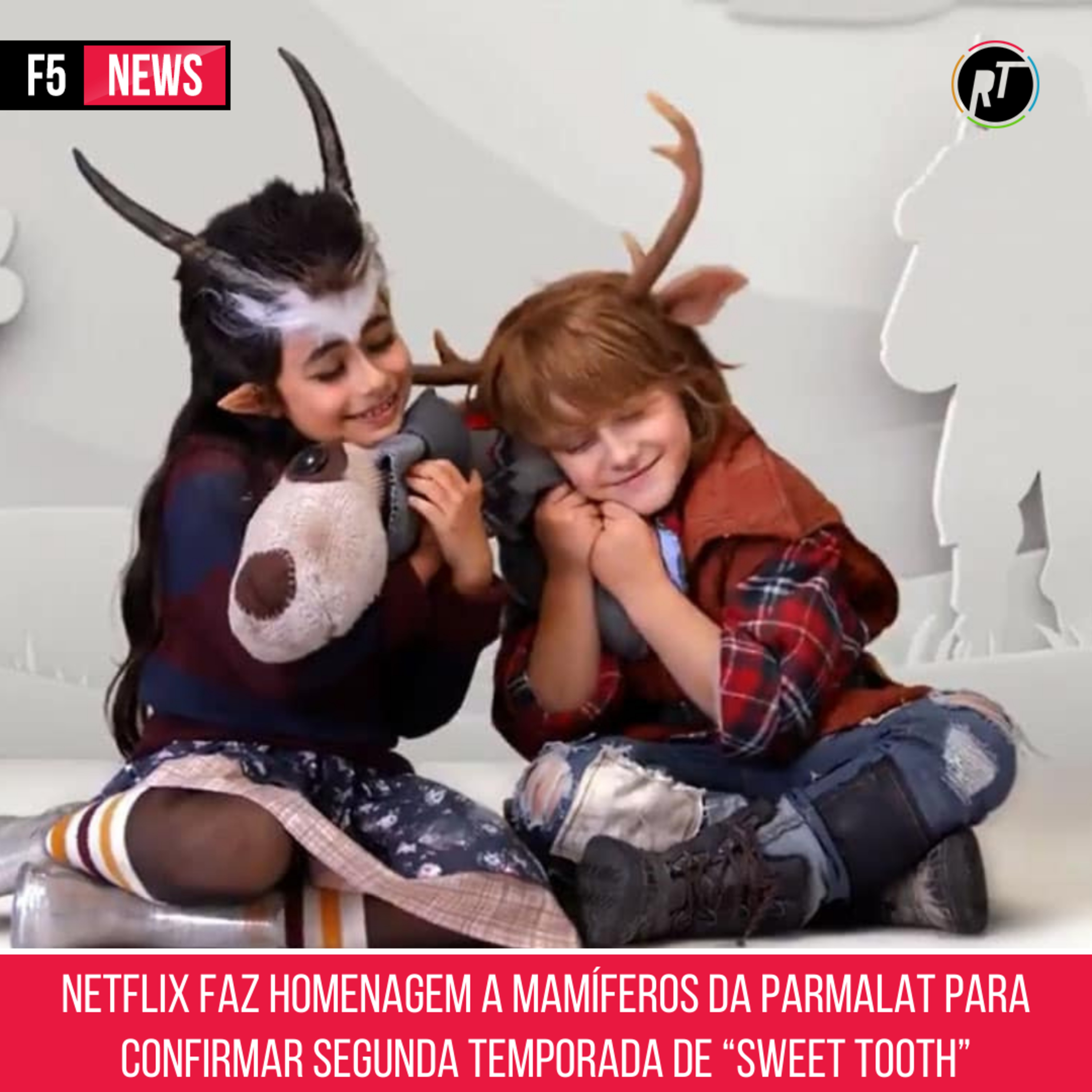 Netflix faz homenagem a Mamíferos da Parmalat para confirmar segunda temporada de “Sweet Tooth”