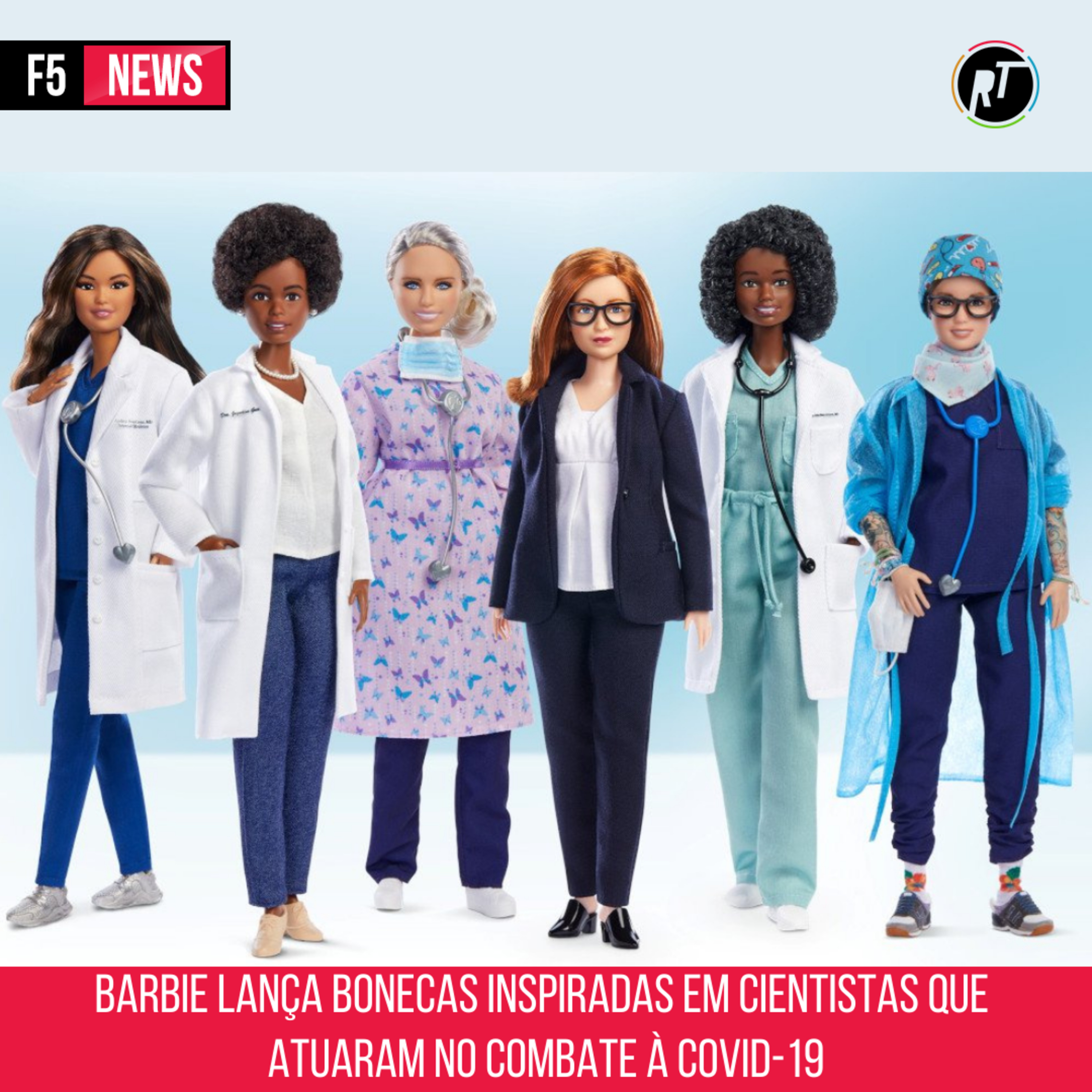 Barbie lança bonecas inspiradas em cientistas que atuaram no combate à Covid-19 episode artwork