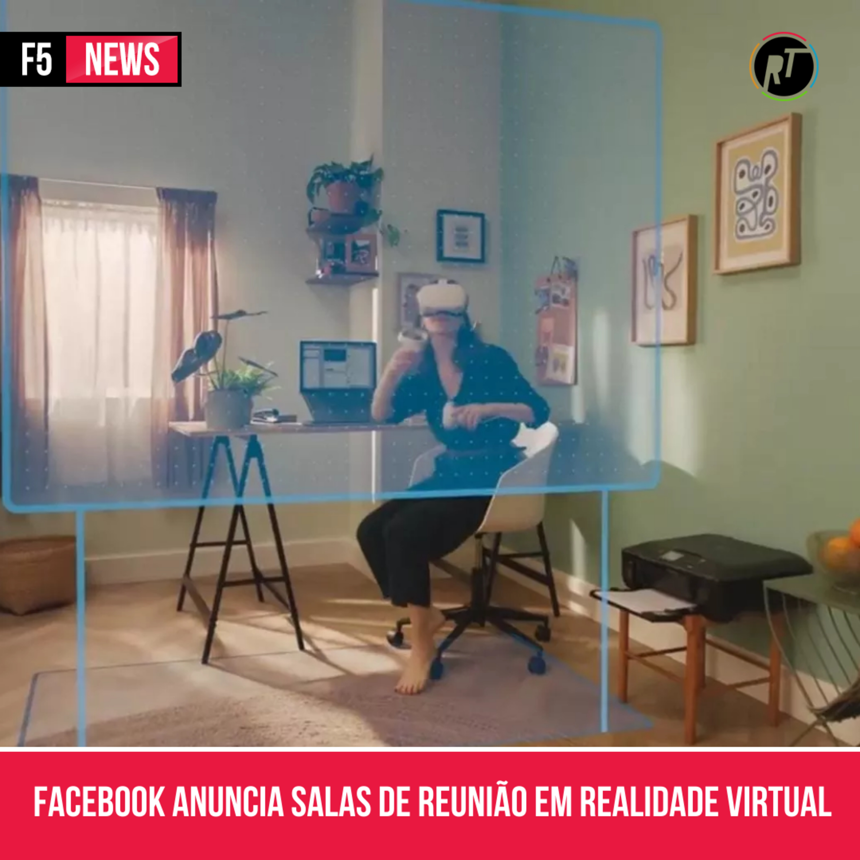 Facebook anuncia salas de reunião em realidade virtual