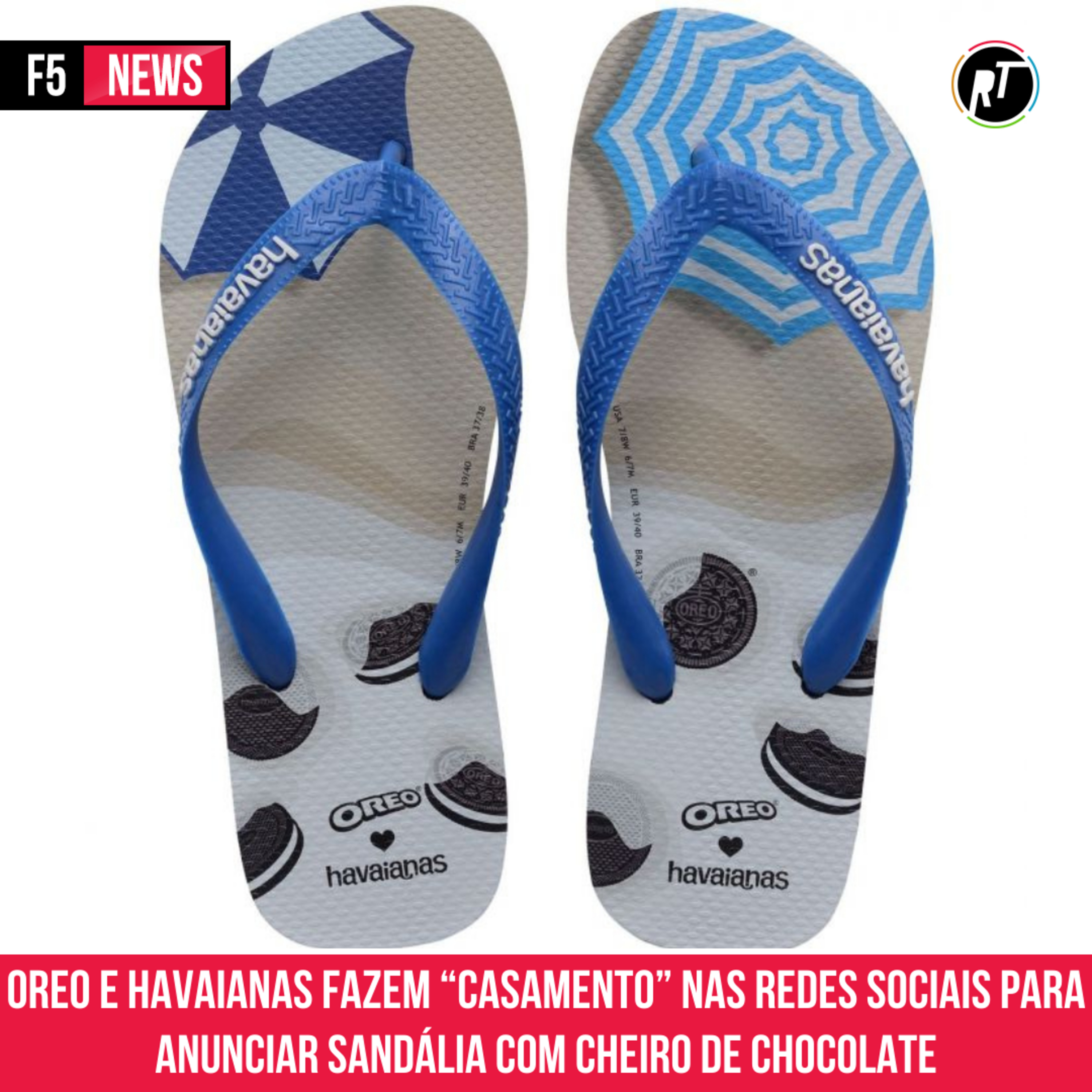 Oreo e Havaianas fazem “casamento” nas redes sociais para anunciar sandália com cheiro de chocolate episode artwork