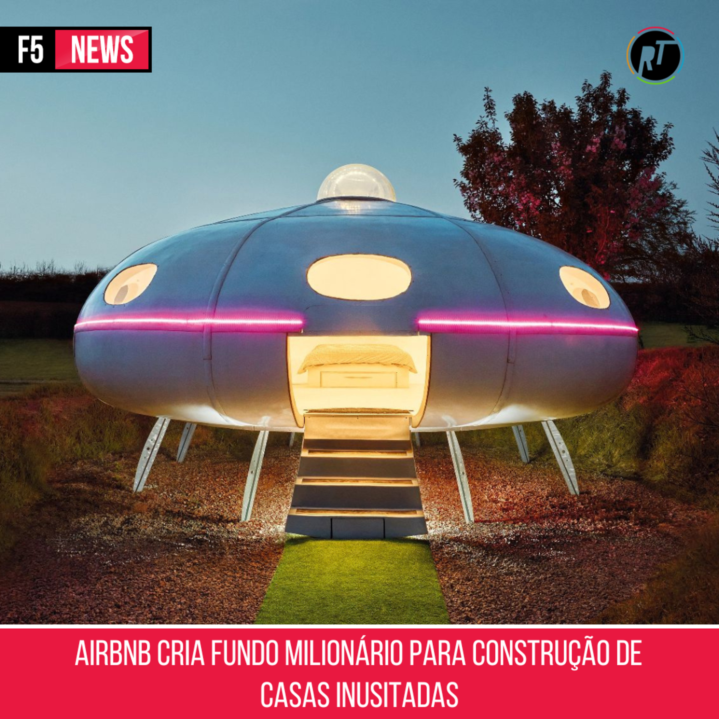 Airbnb cria fundo milionário para construção de casas inusitadas episode artwork