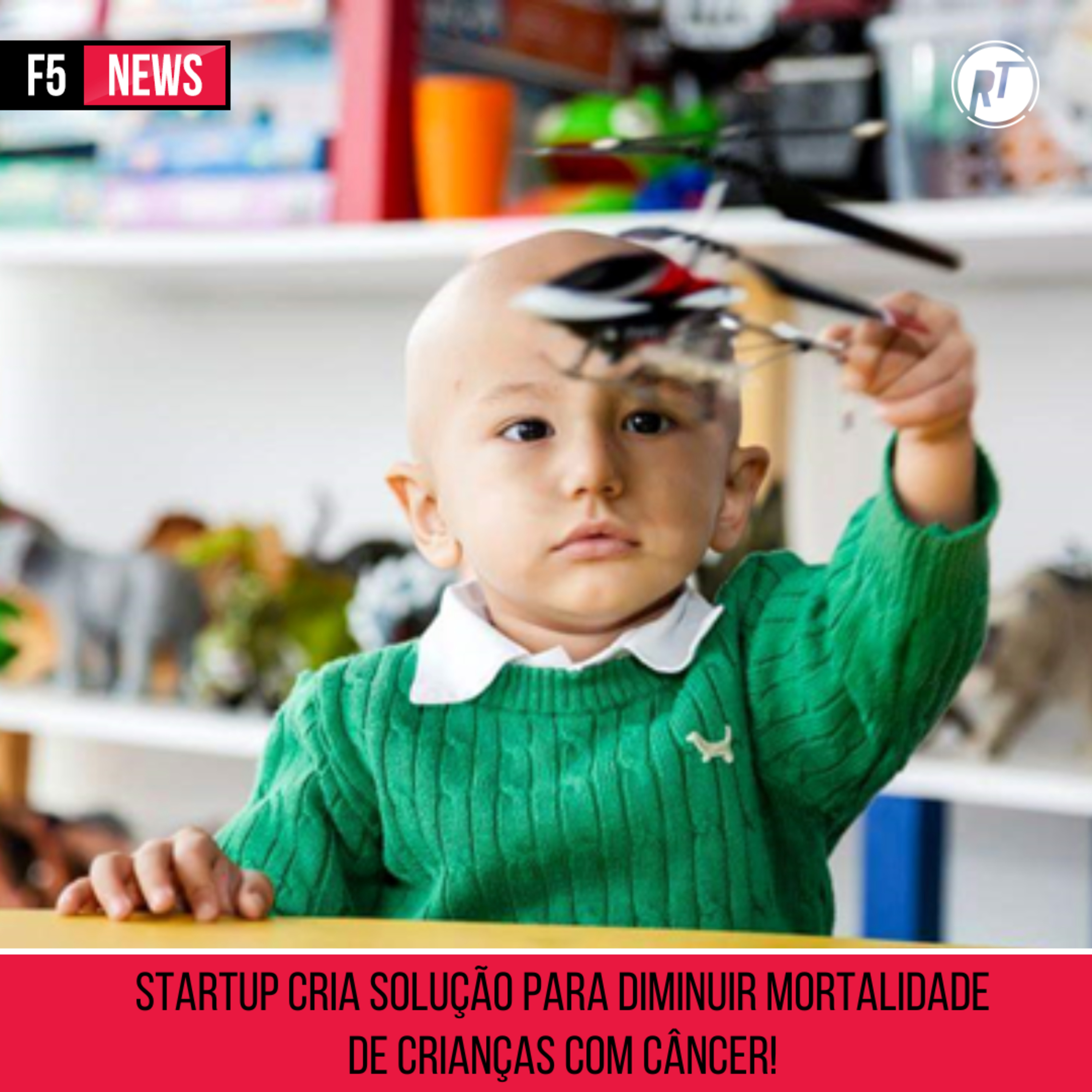 Startup cria solução para diminuir mortalidade de crianças com câncer.