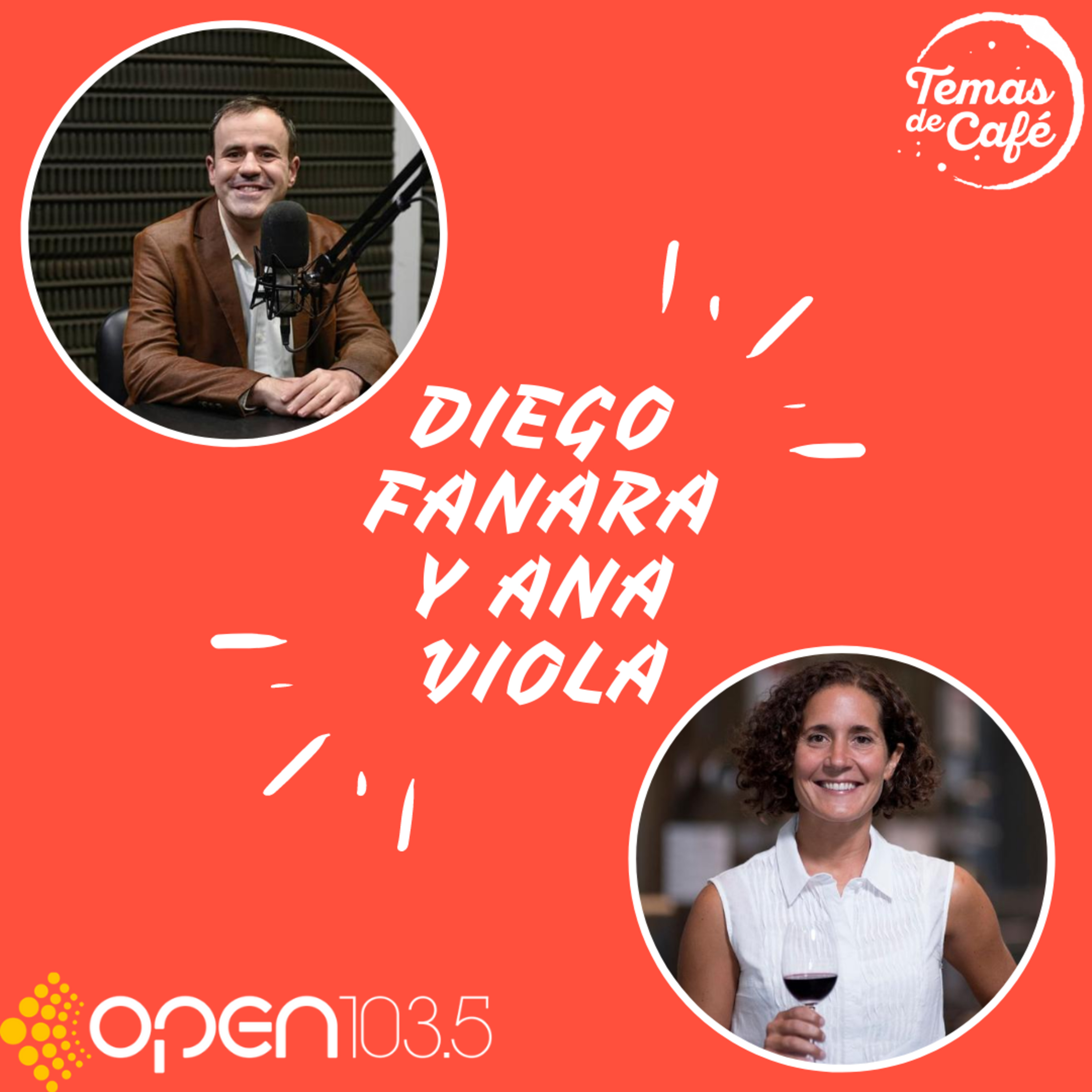 Diego Fanara y Ana Viola en Temas de Café episode artwork