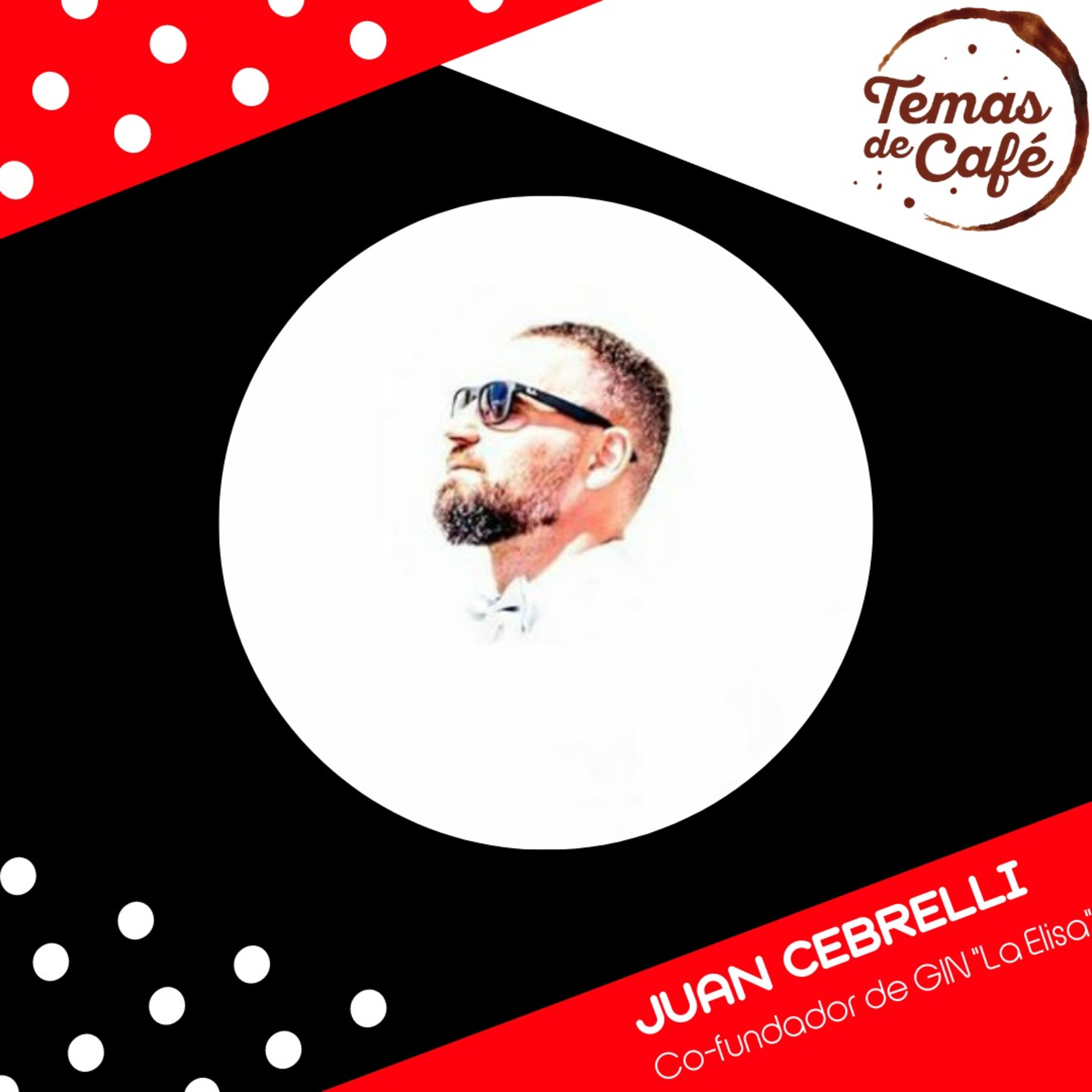 Juan Cebrelli de Gin La Elisa en Temas de Café.- episode artwork