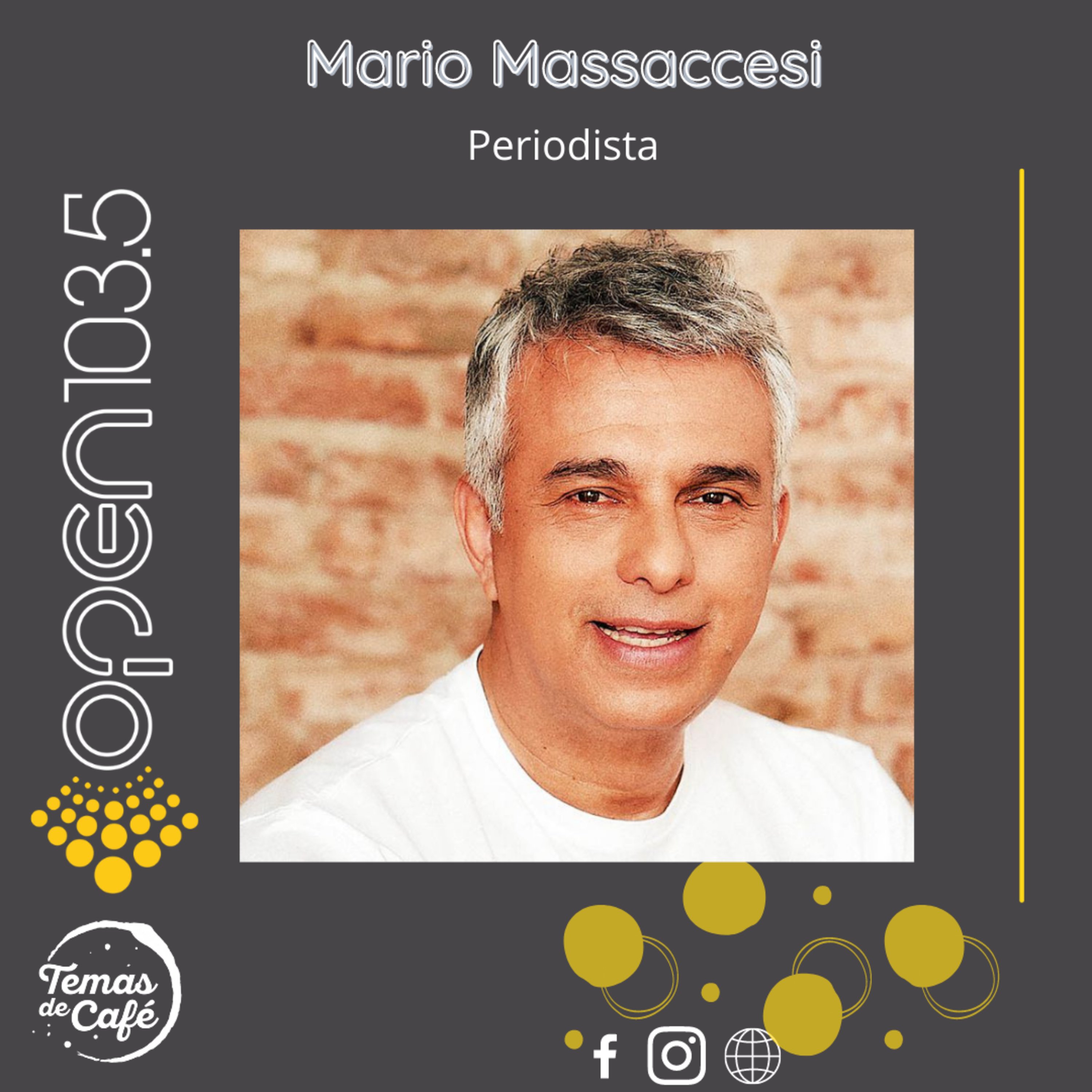 En #TemasDeCafé hablamos con Mario Massaccesi. episode artwork