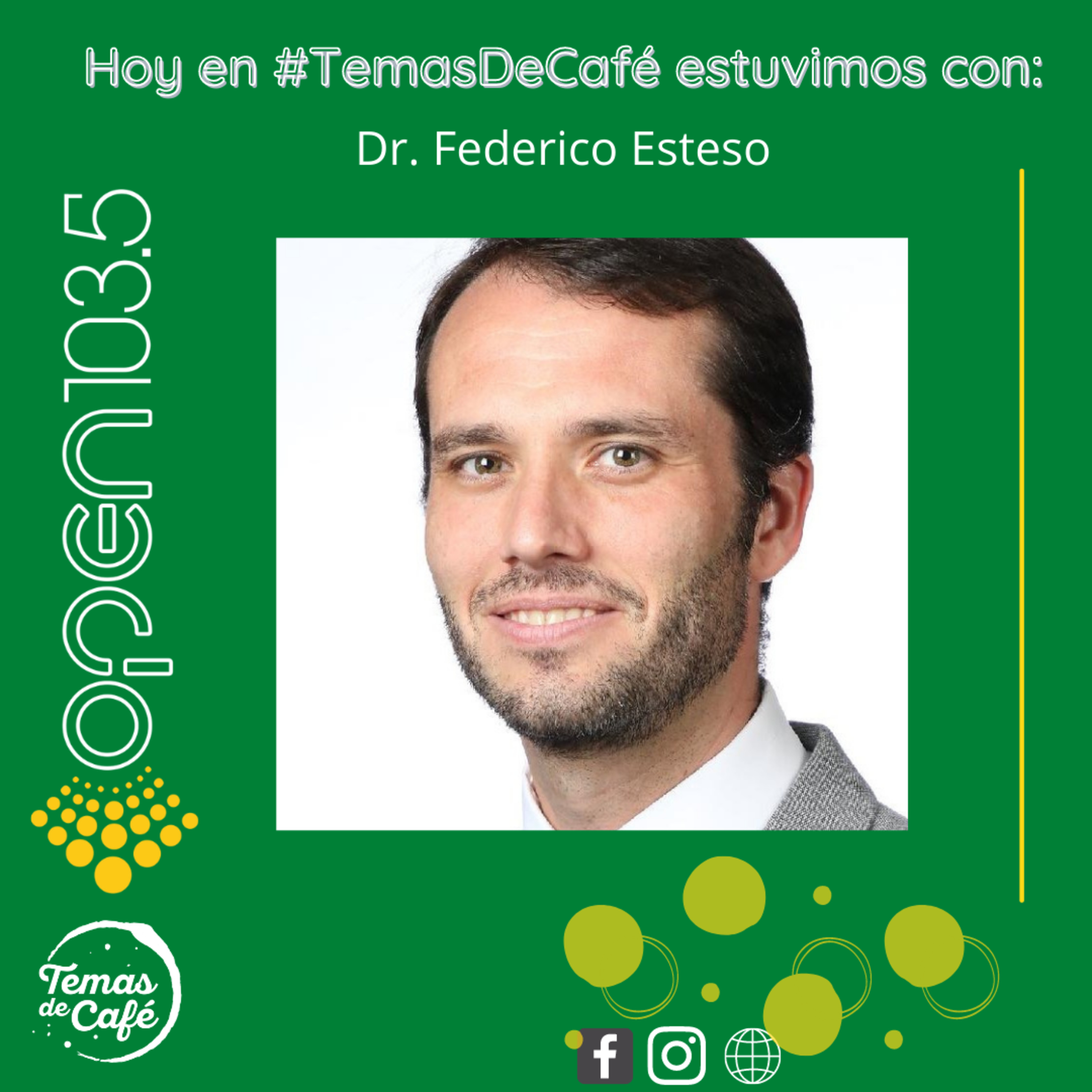Federico Esteso hablo con nosotros en #TemasDeCafé. episode artwork