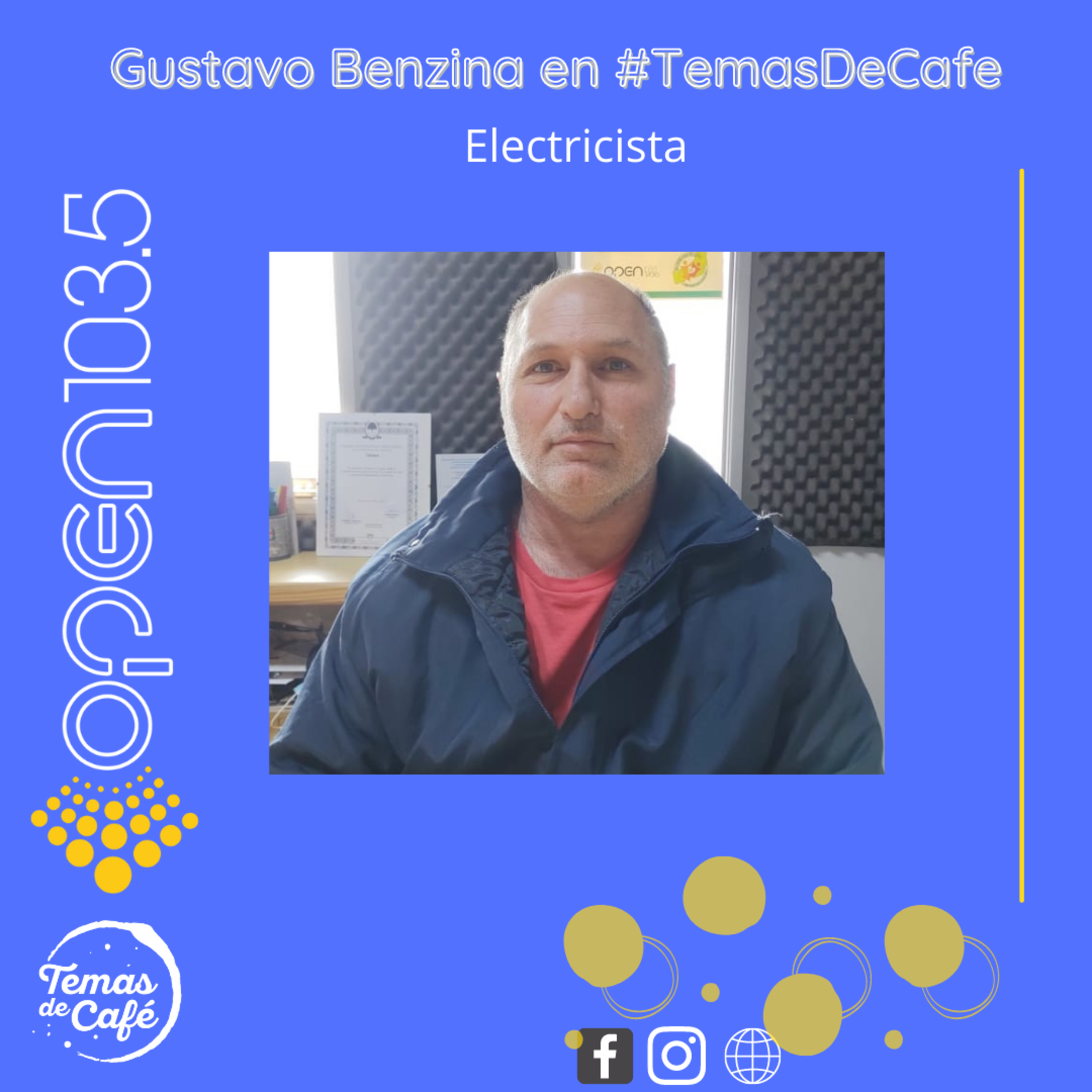 Gustavo Benzina en #TemasDeCafe escuchalo! episode artwork