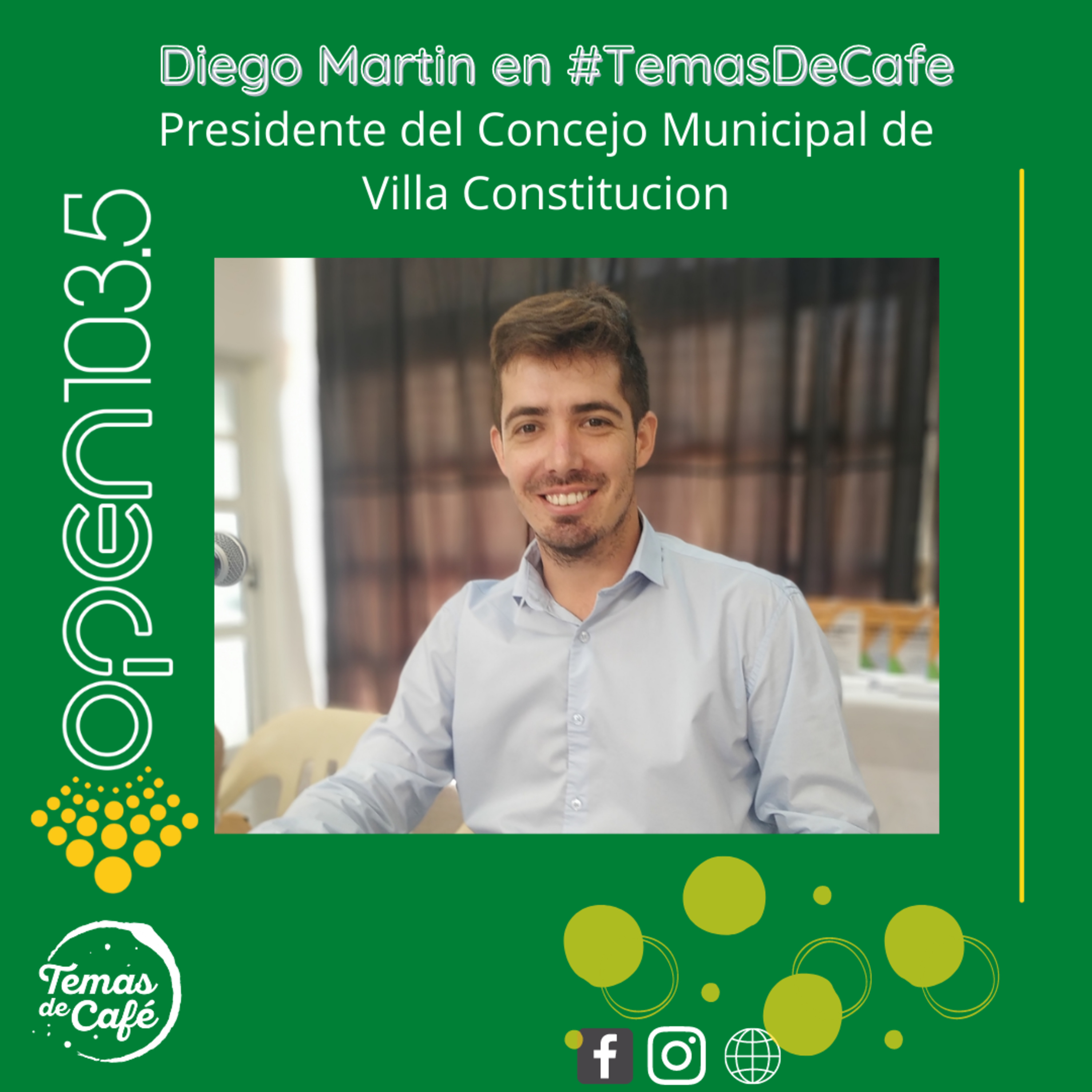 Diego Martin estuvo en #TemasDeCafe escúchalo!  episode artwork