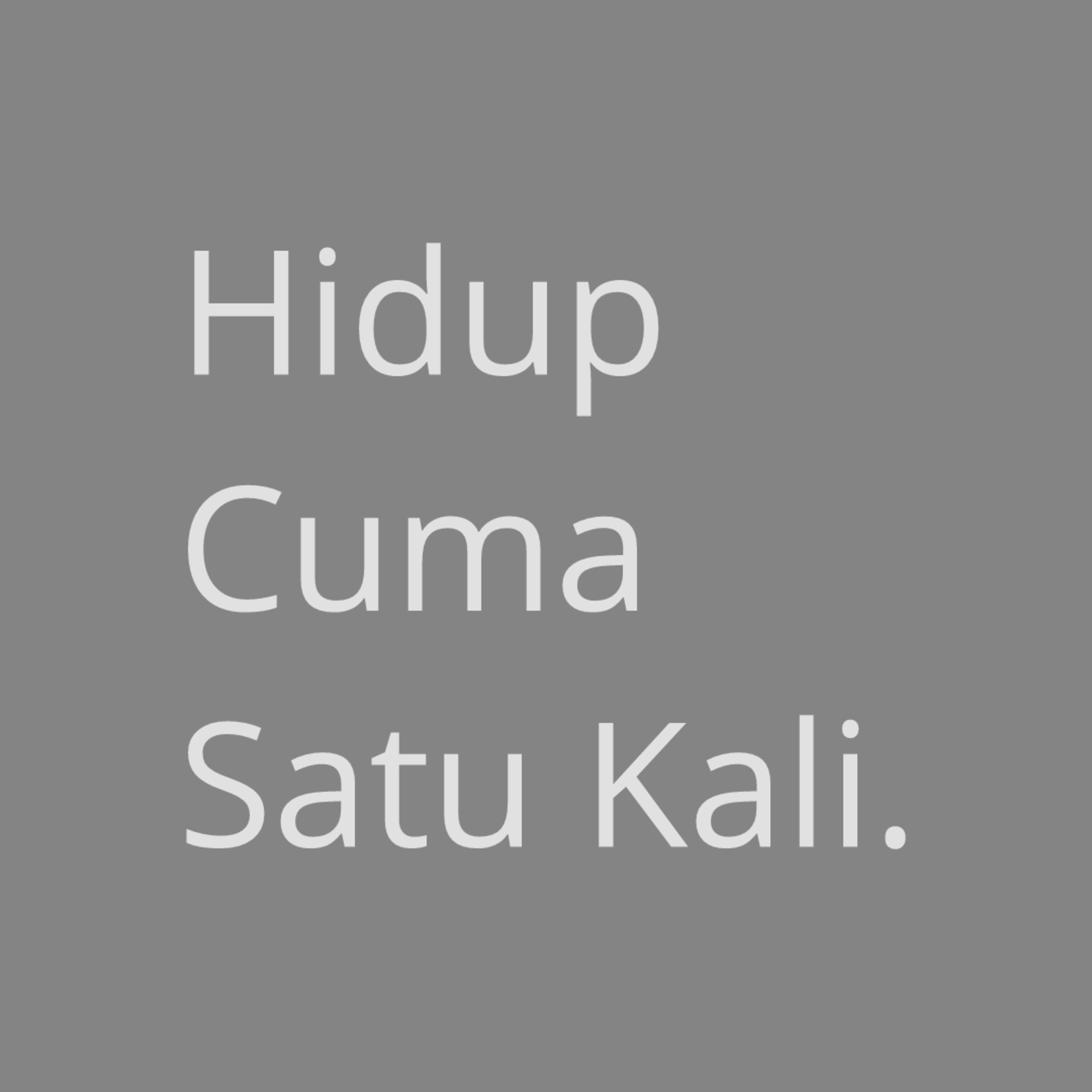 5. Hidup cuma satu kali. episode artwork