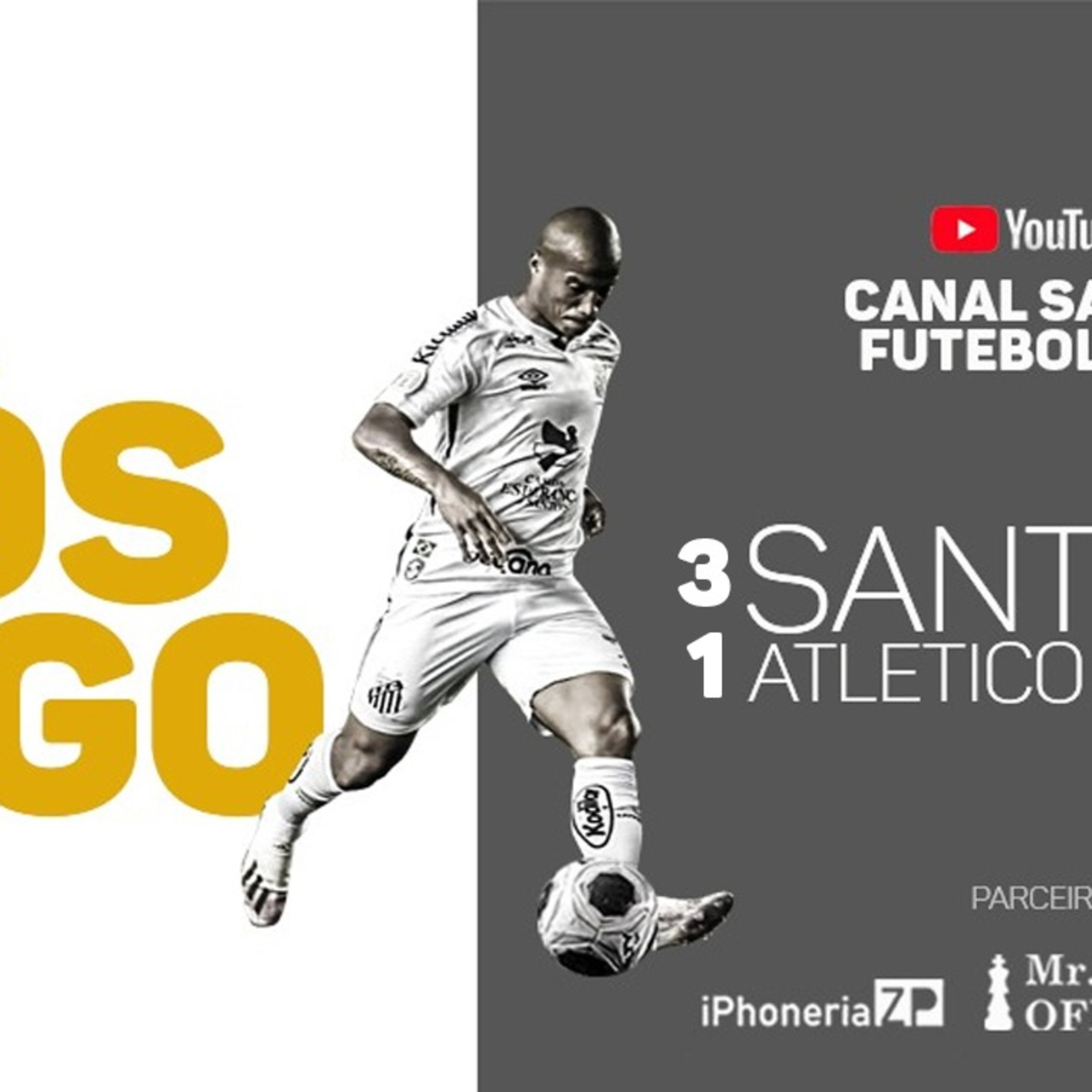 POS JOGO - SANTOS FC 3 X 1 ATLETICO MG