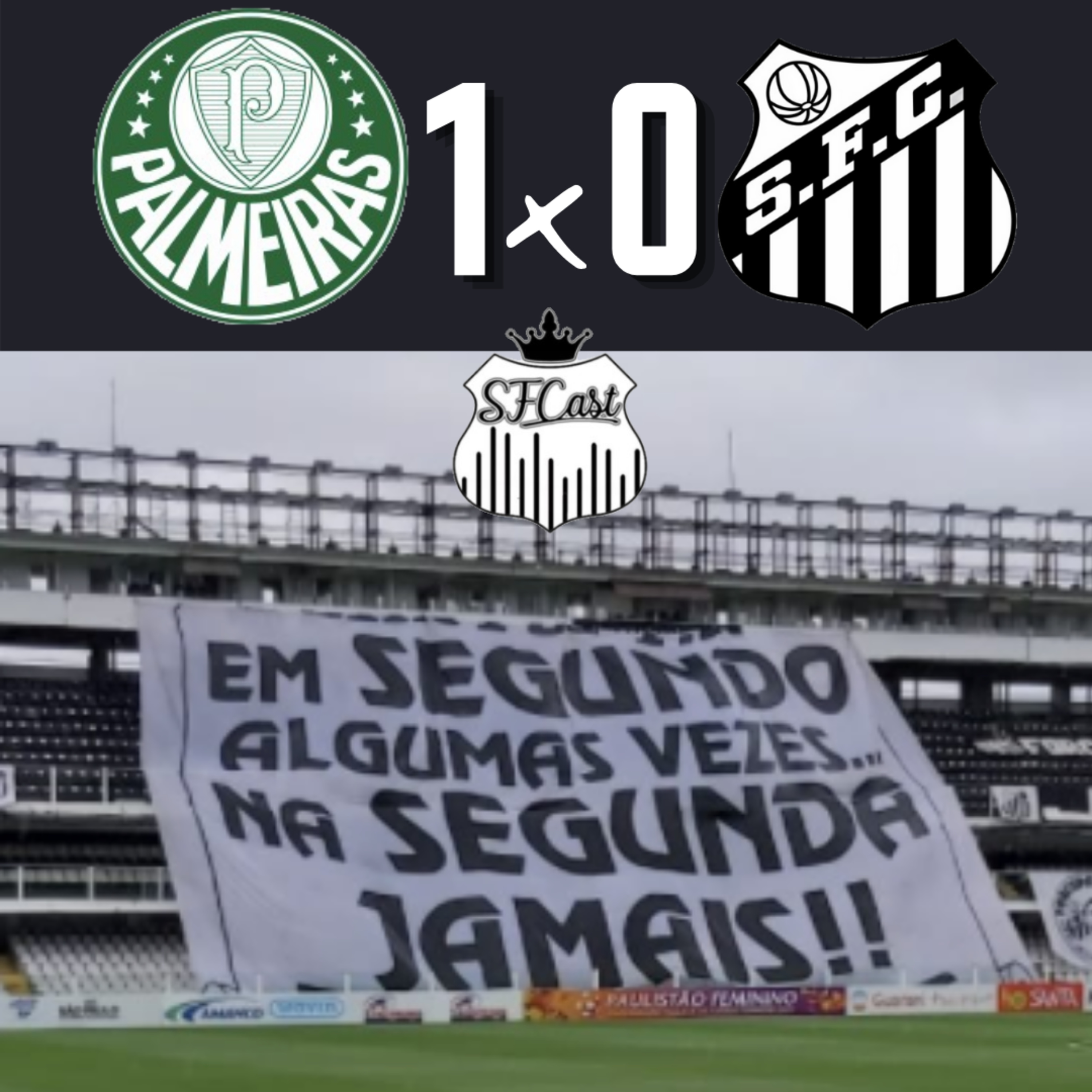 palmeiras 1 x 0 SANTOS FC | NÃO FUJA DA SUA ESSÊNCIA | Análise Completa