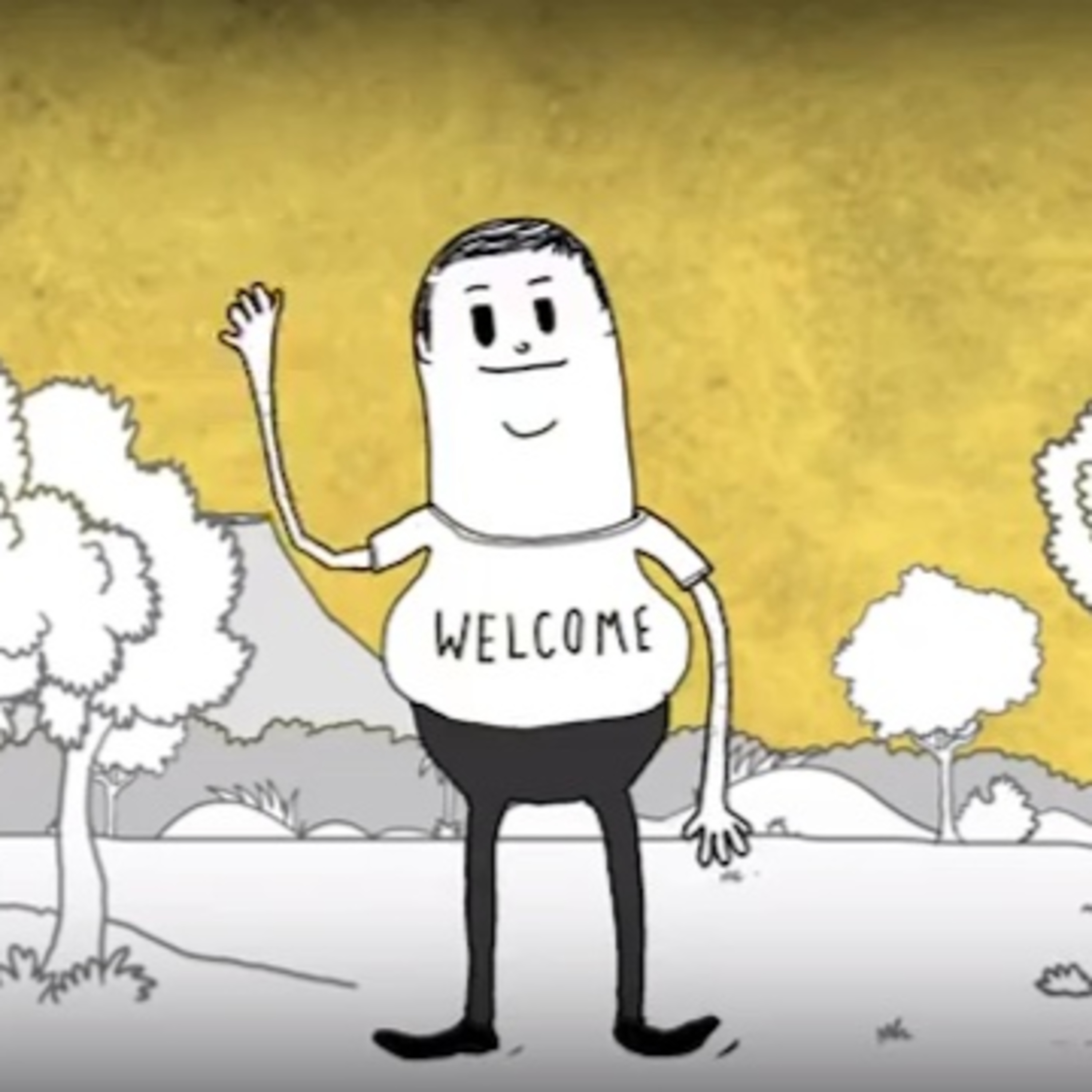 #1 "MAN" (by Steve Cutts) episode artwork