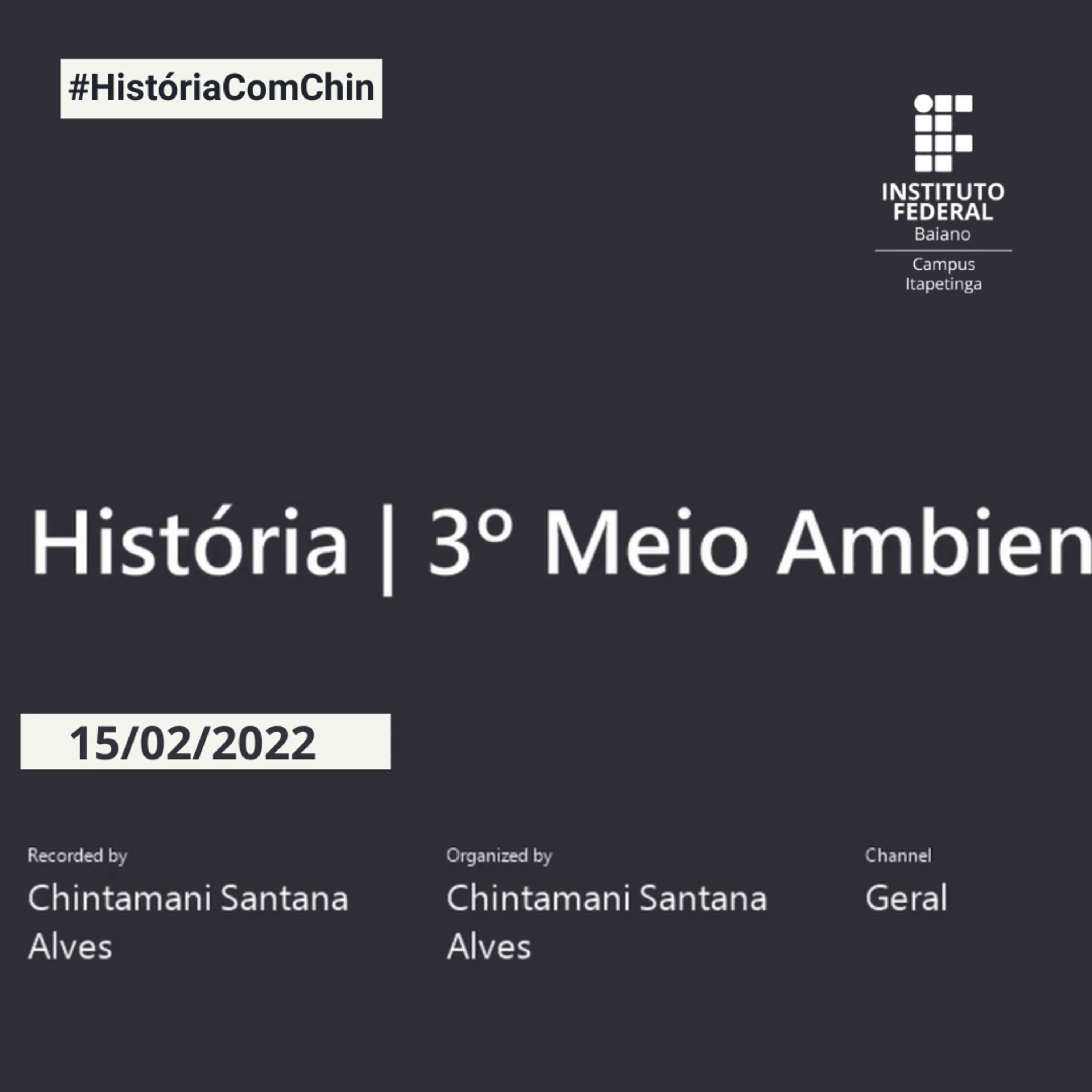 História Com Chin