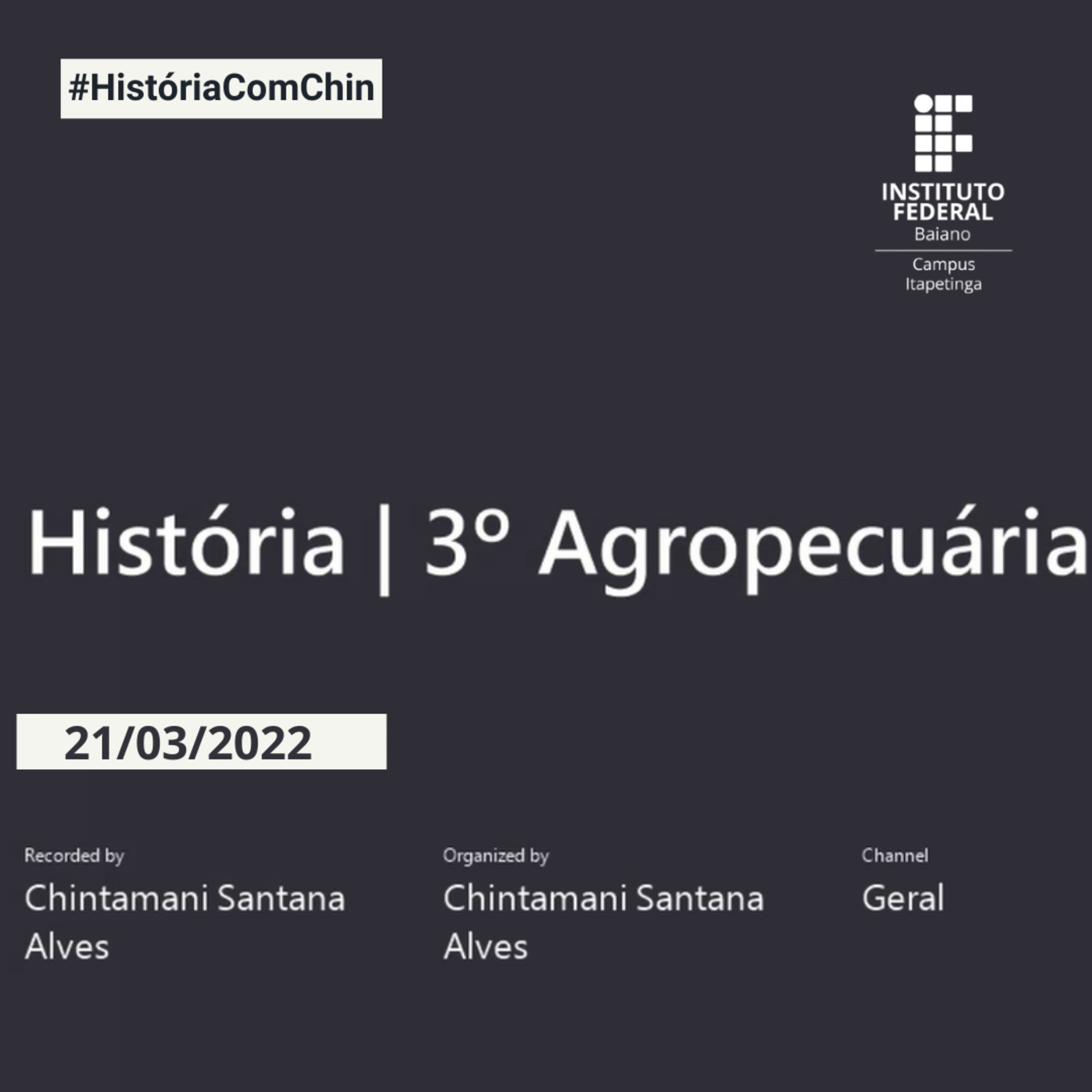 História Com Chin