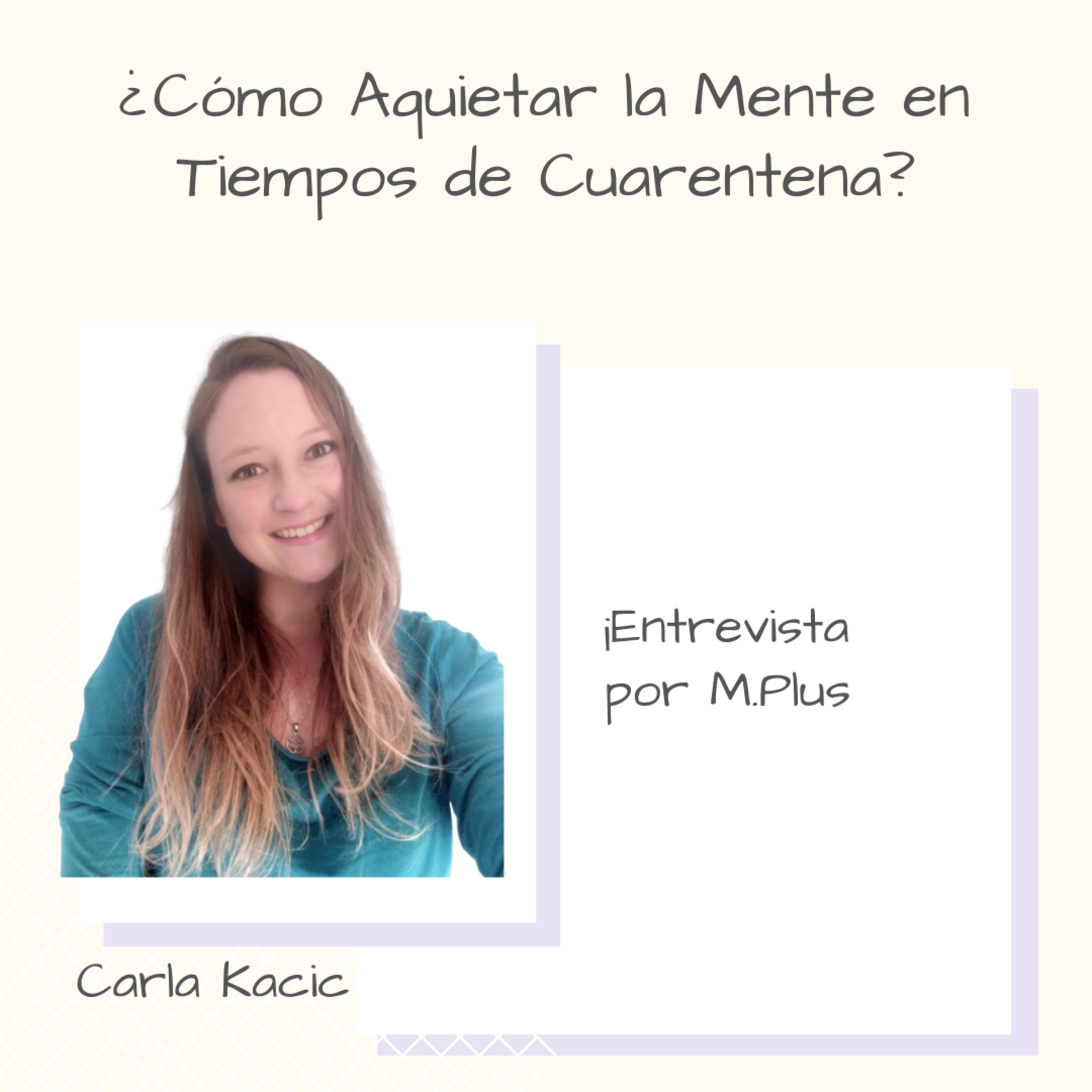 Portada de Carla Kacic/Espacio del Alma