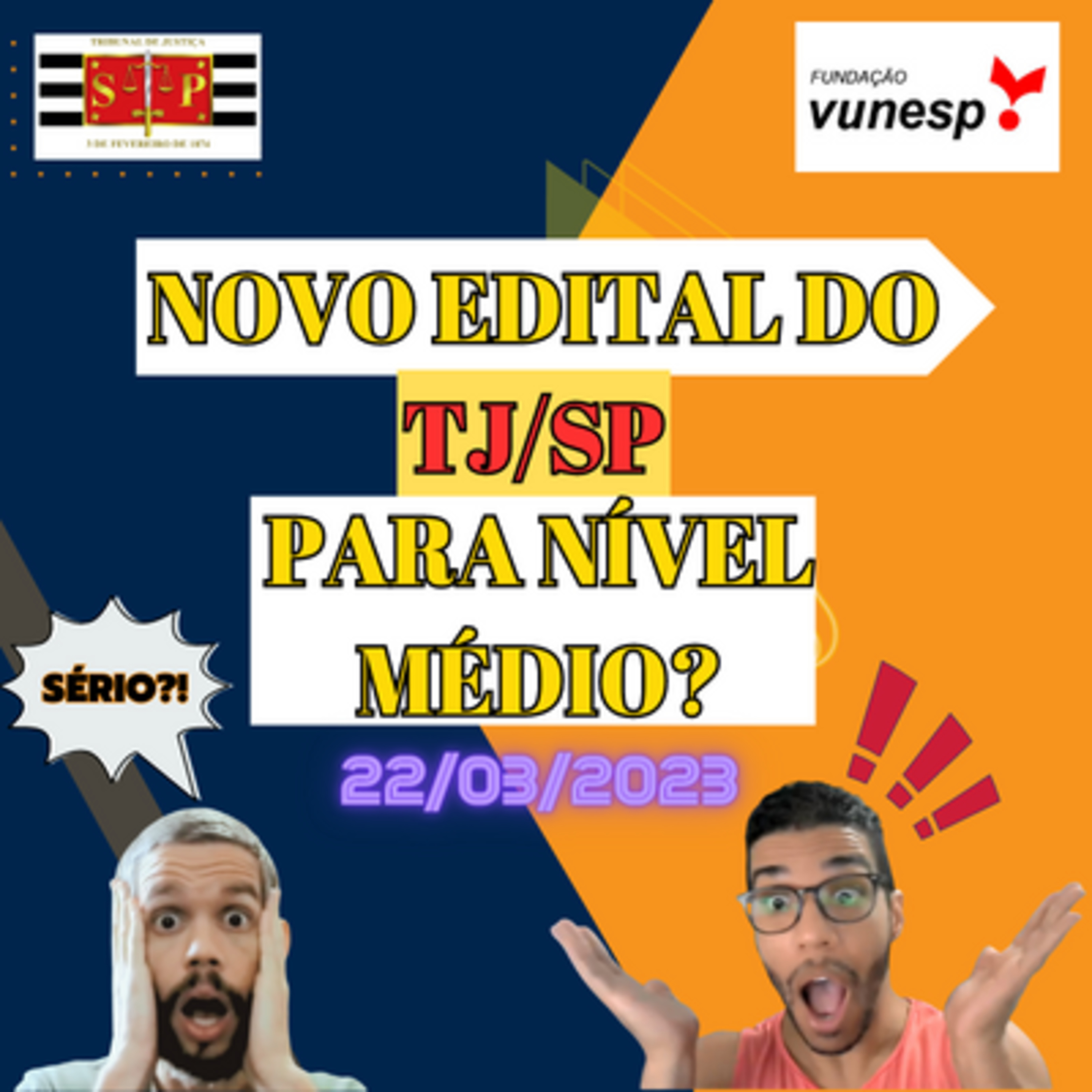 NOVO Edital TJ SP - Nível Médio - 60 Vagas - R$5.480,54 de Remuneração episode artwork