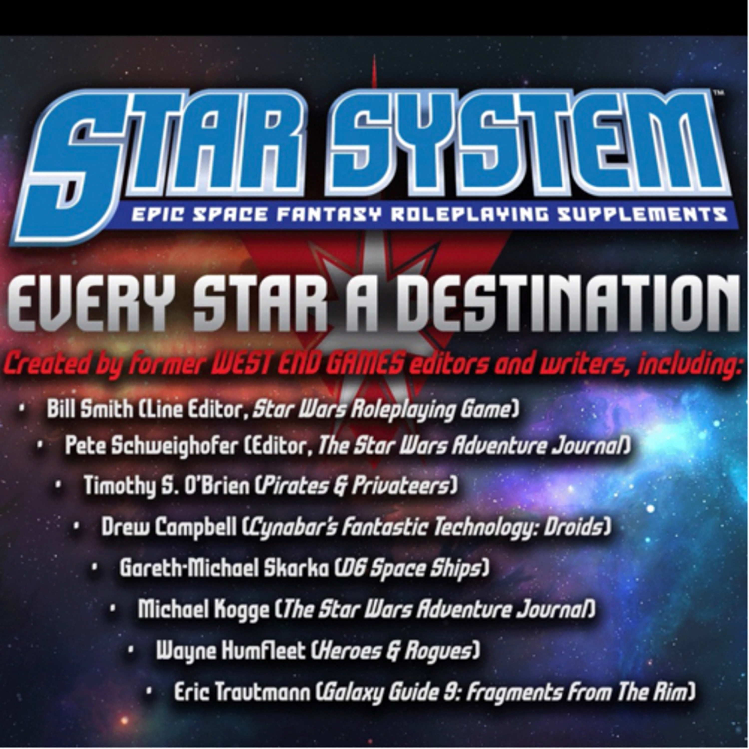E816 - Tenkar & Rach discuss Gareth Skarka and his latest project - Star System episode artwork