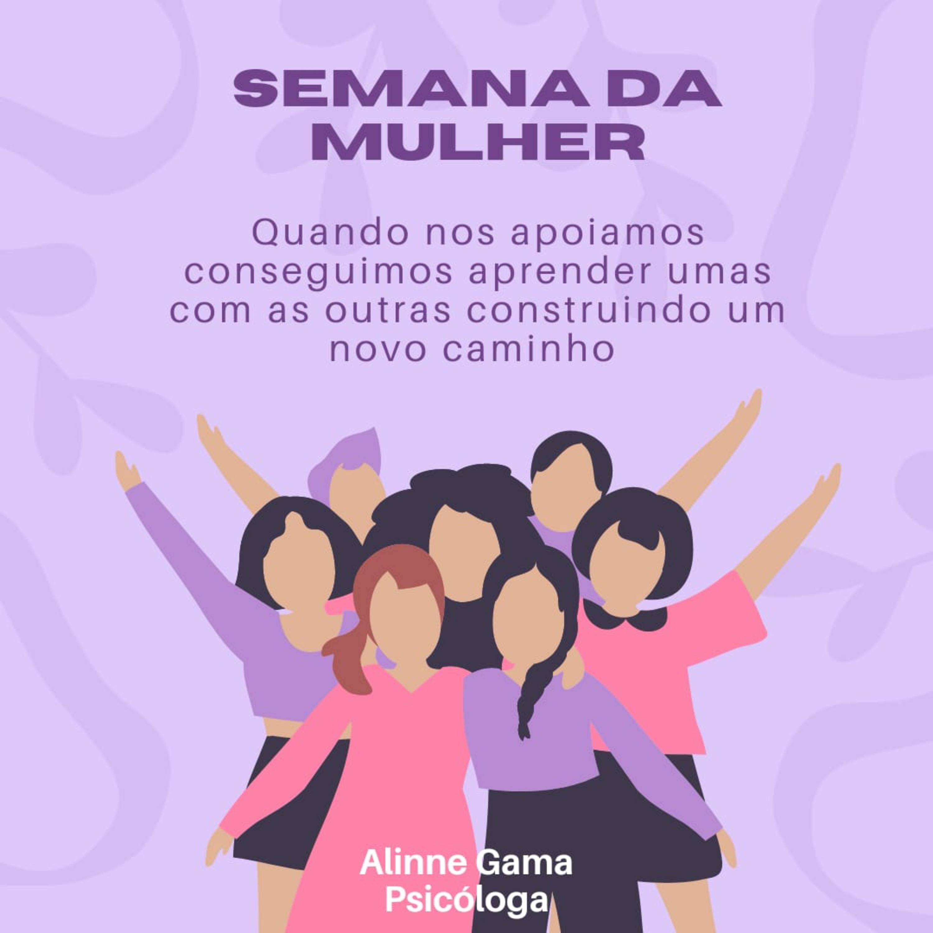 Diário Feminino : Alinne Gama - Psicóloga