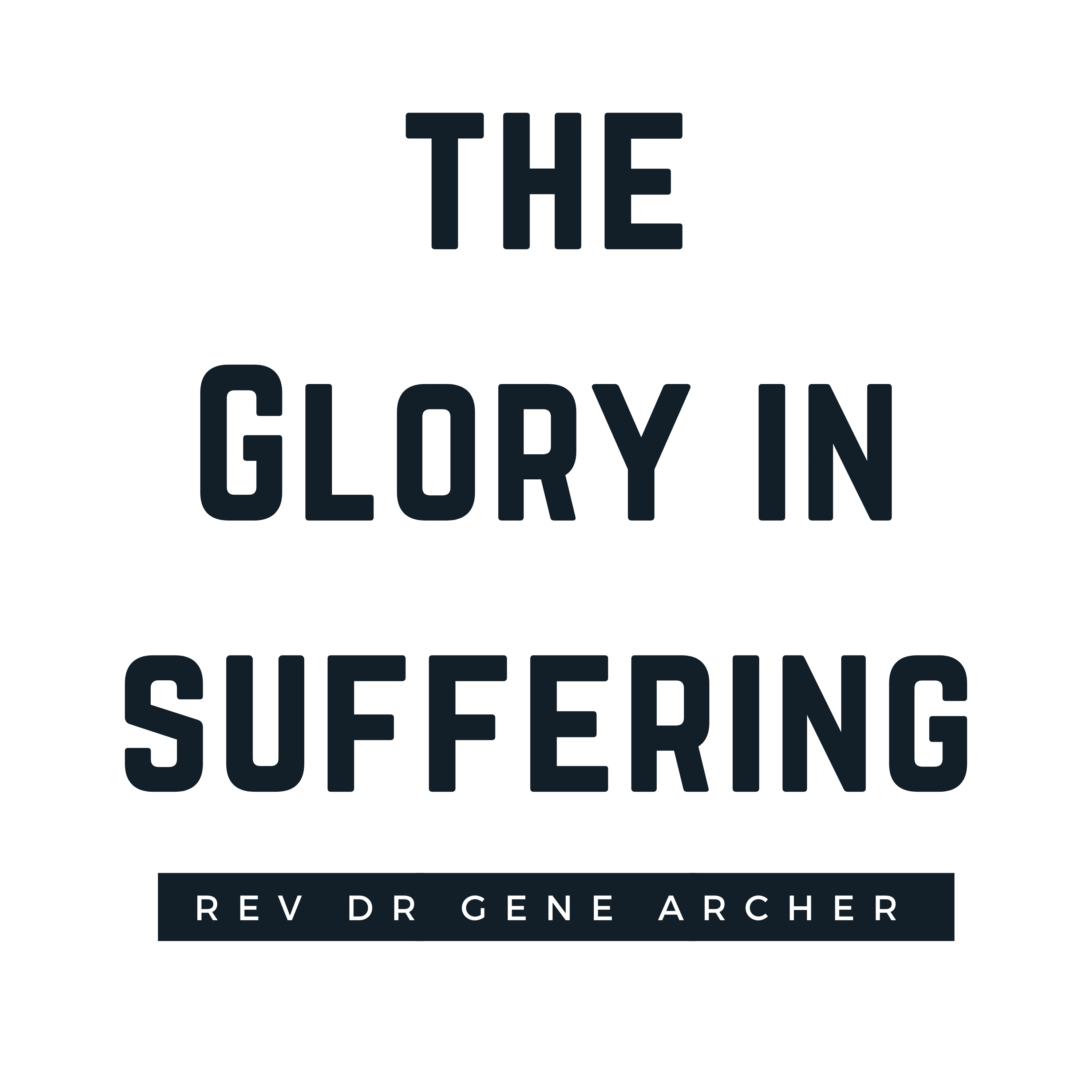 The Glory in Suffering episode artwork