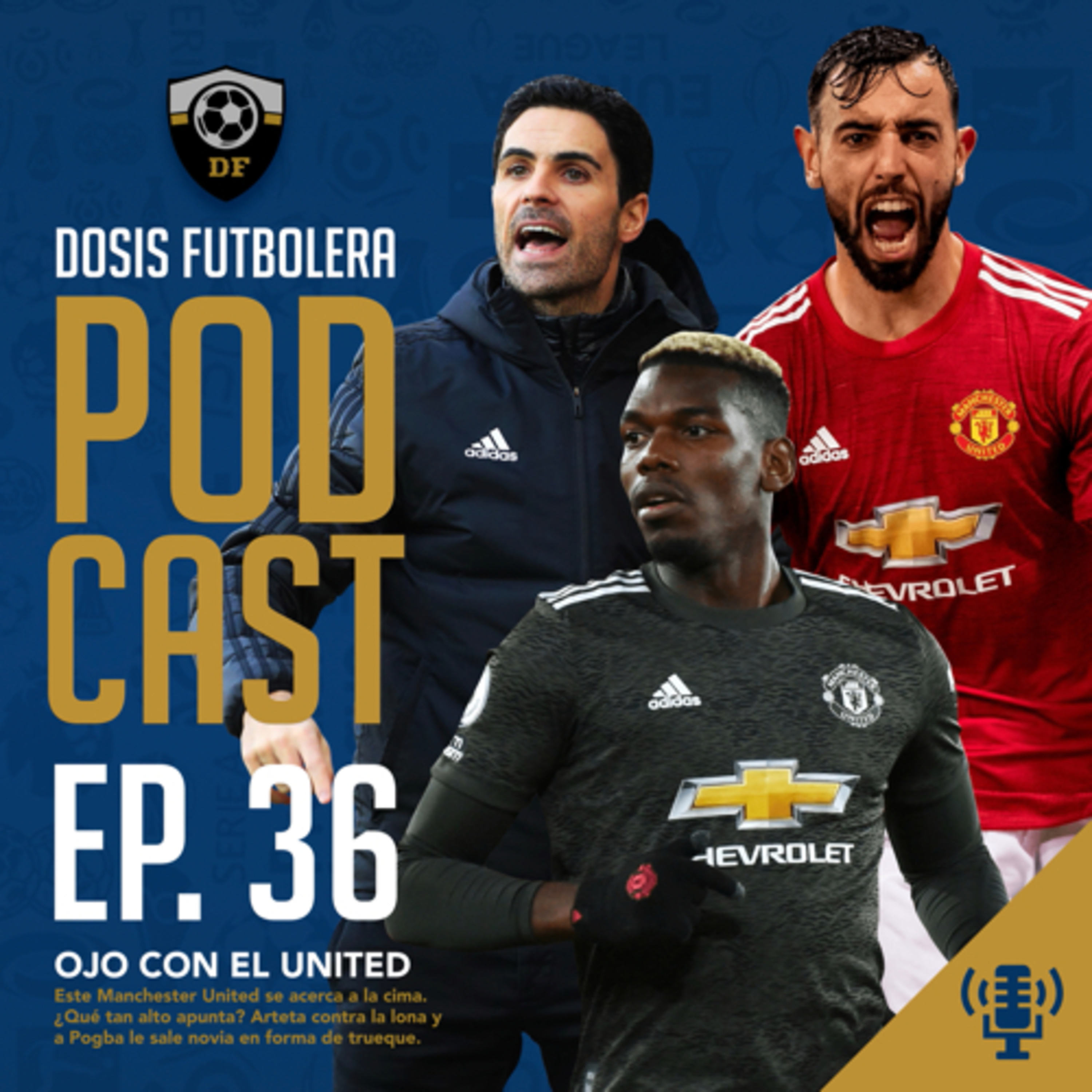 T1, E36: El United despierta, hay oferta de trueque por Pogba y Arteta está contra las cuerdas episode artwork