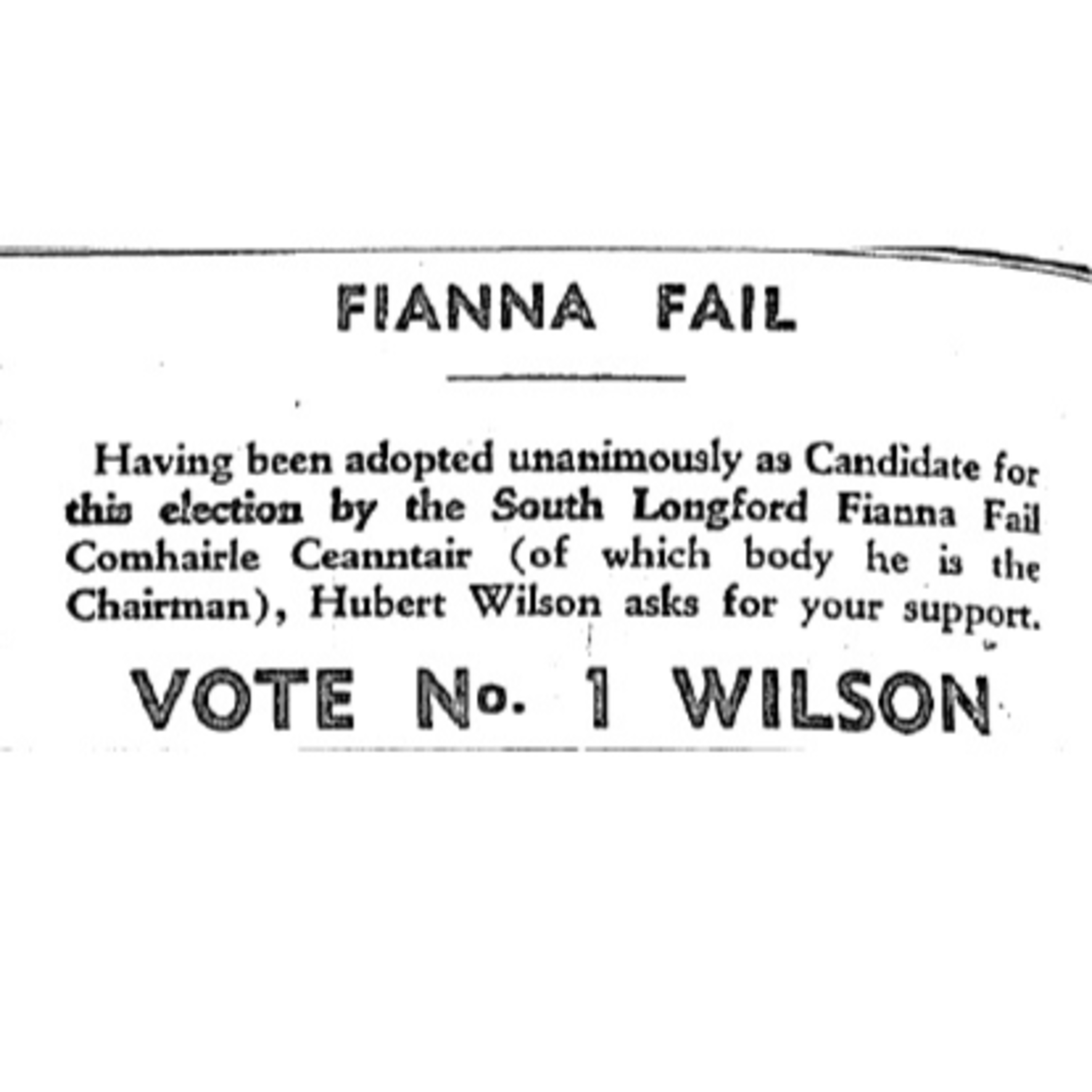 Independent ex Fianna Fáil candidates in the 1937 General Election episode artwork