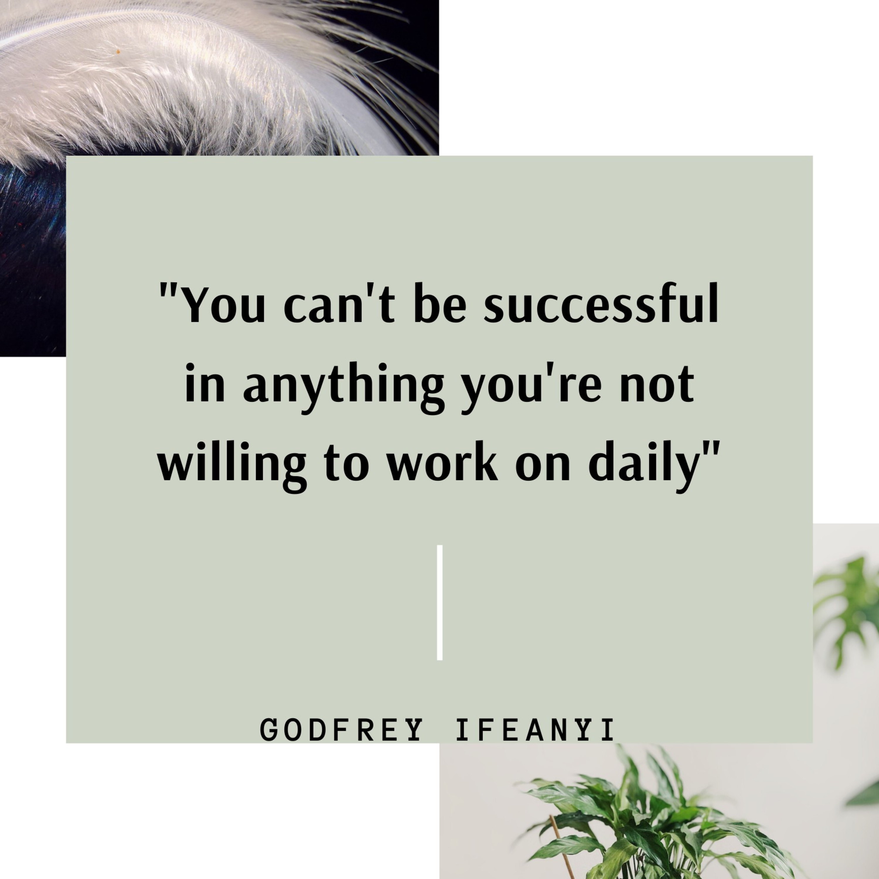SUCCESS: THE LIFESTYLE w/ Godfrey Ifeanyi