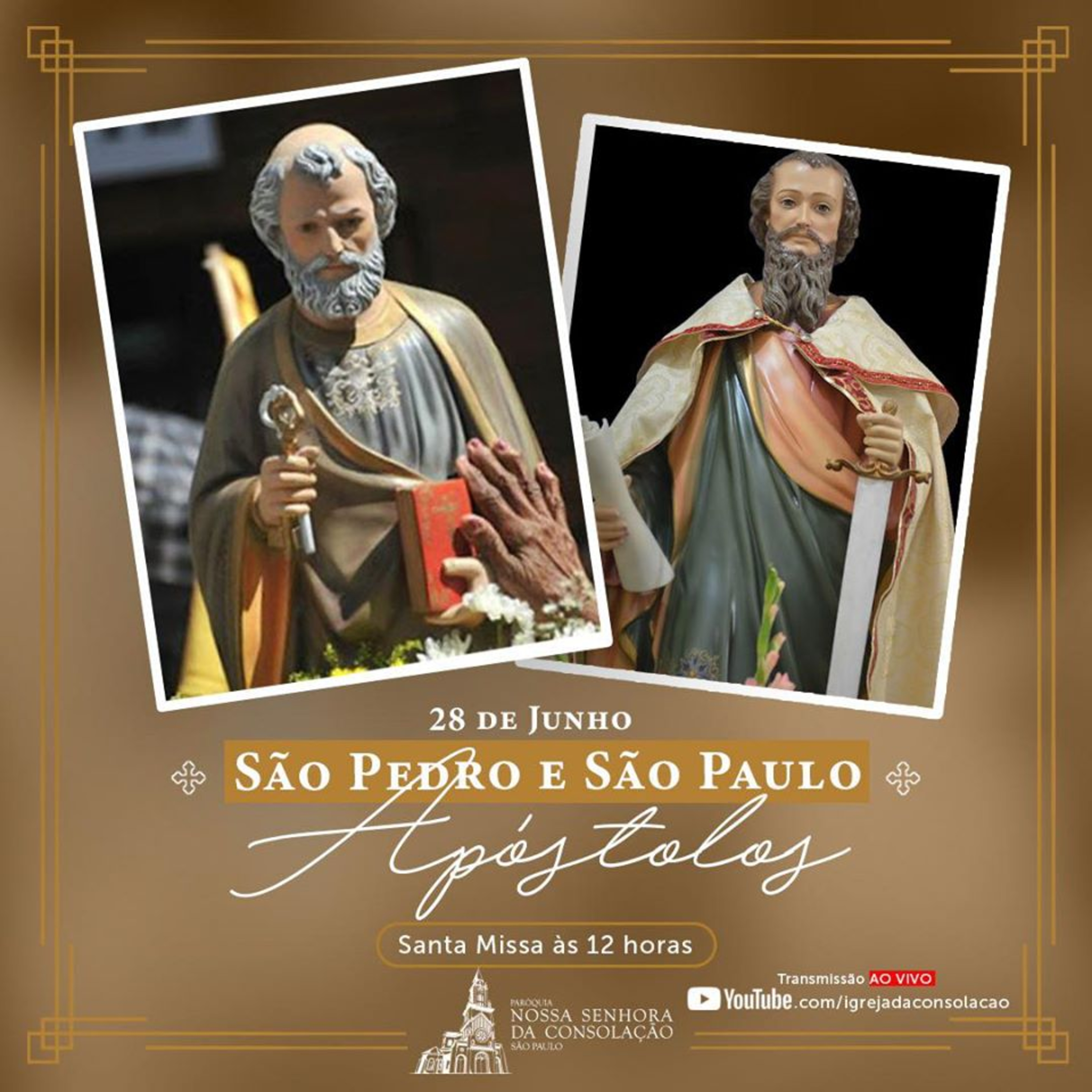 Santa Missa - Solenidade de PENTECOSTES