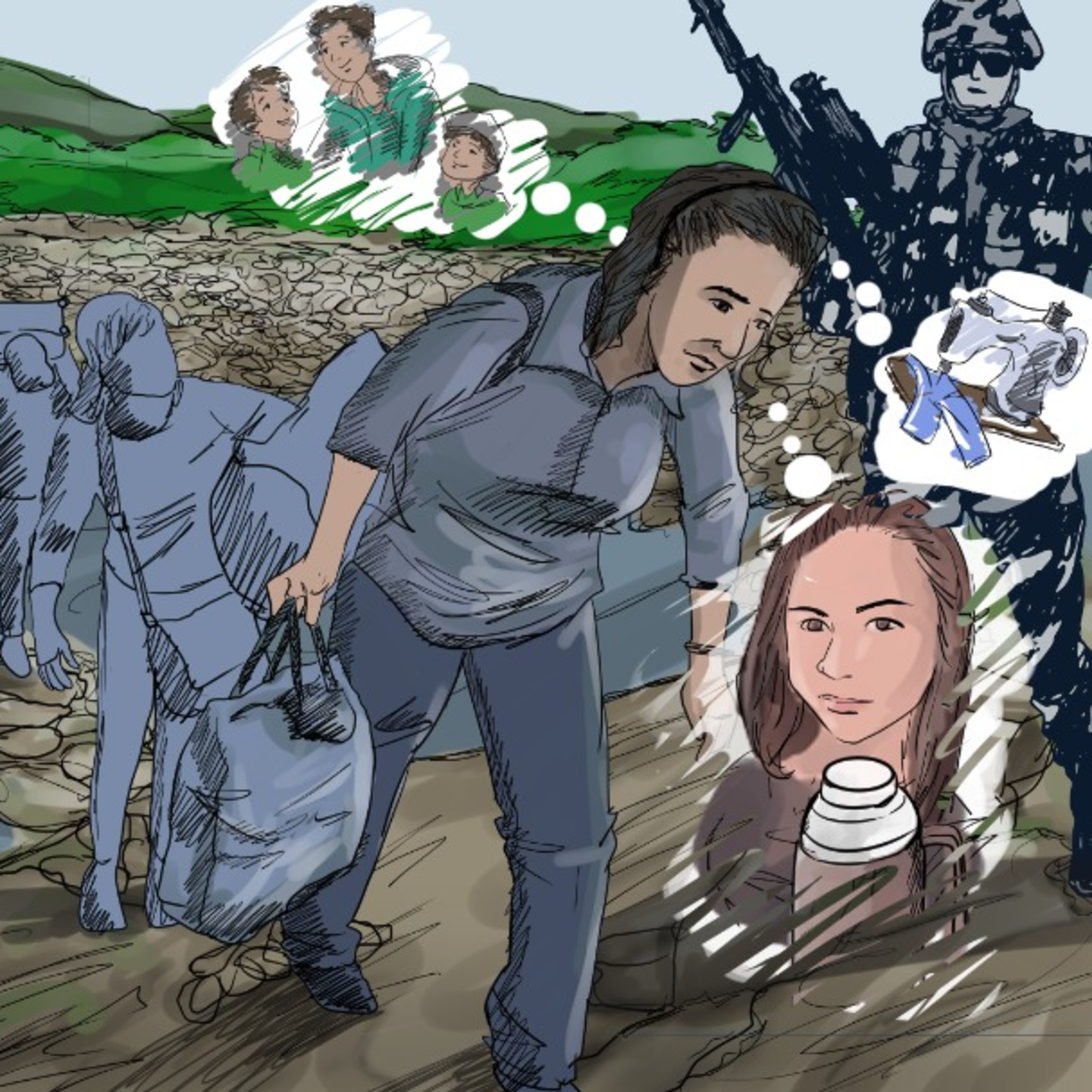 Mujeres que atraviesan trochas en tiempos de pandemia
