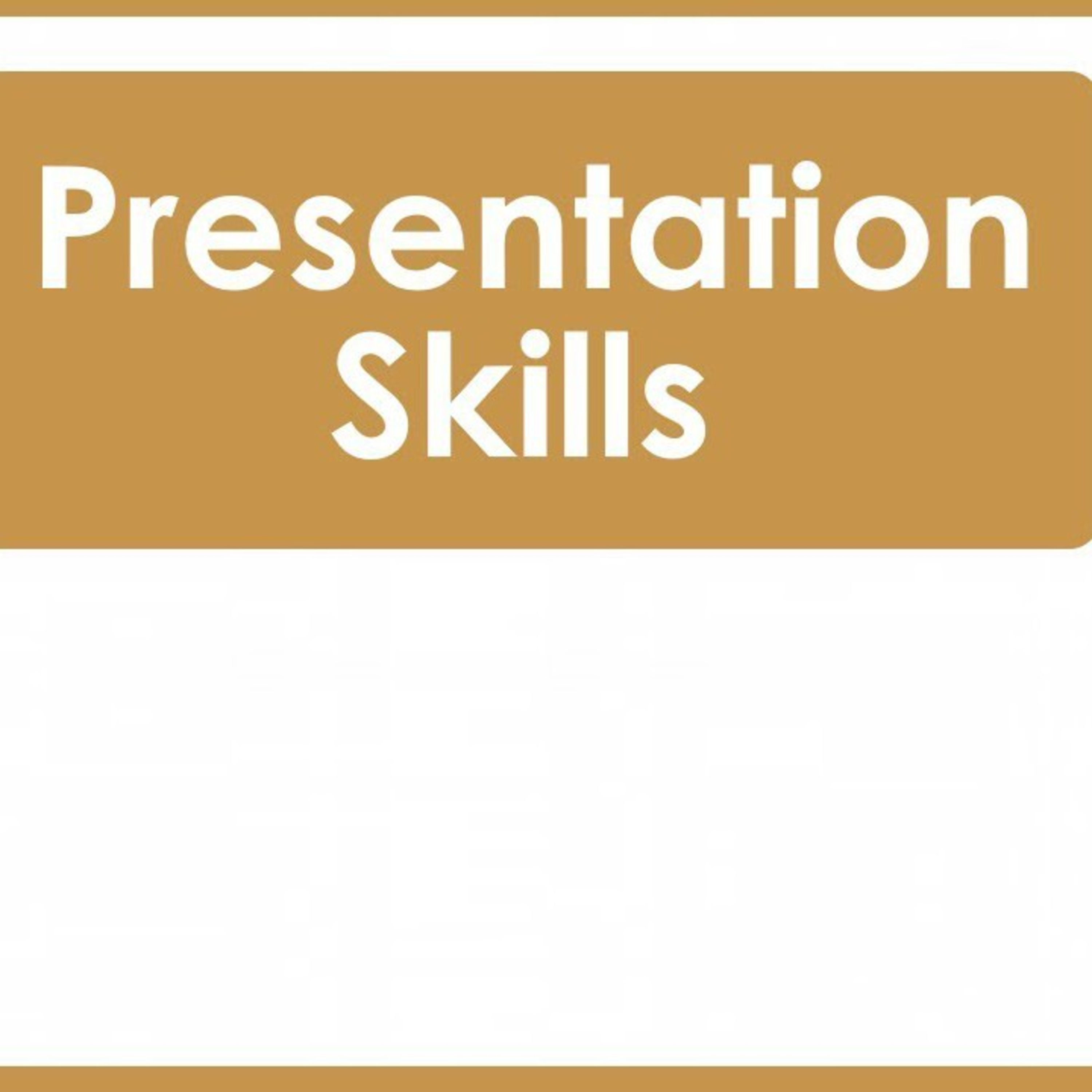 PRESENTATION SKILLS episode artwork