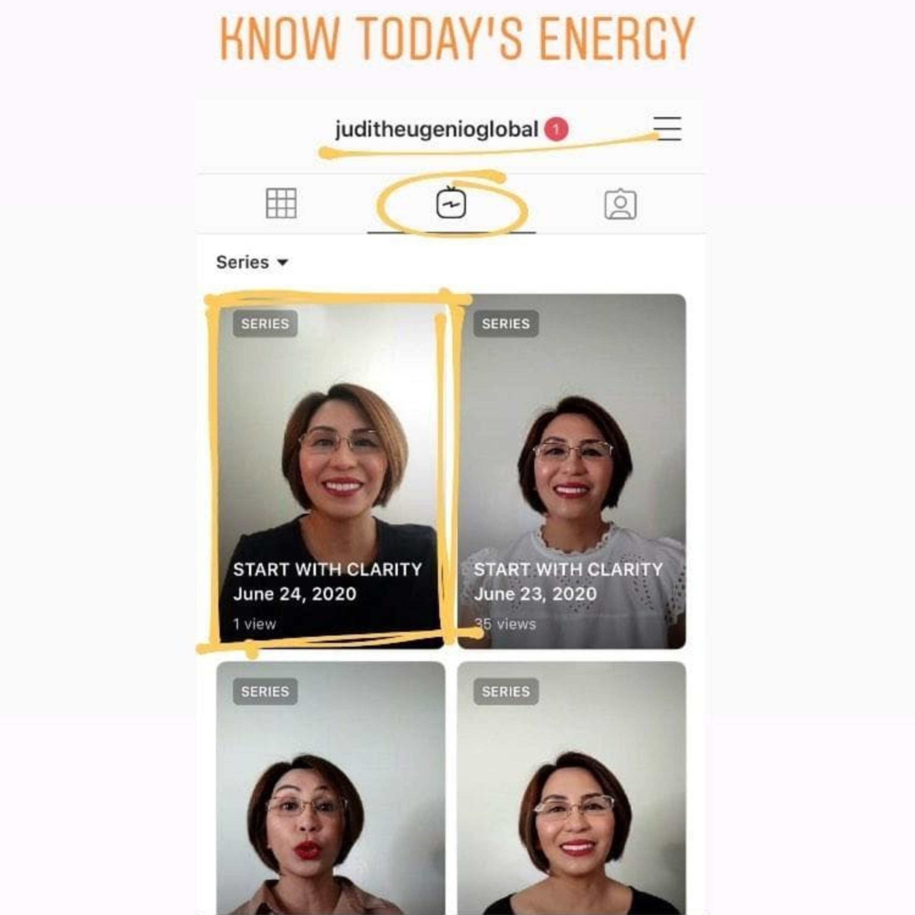 START WITH CLARITY PODCASTby Master Judith Eugenio