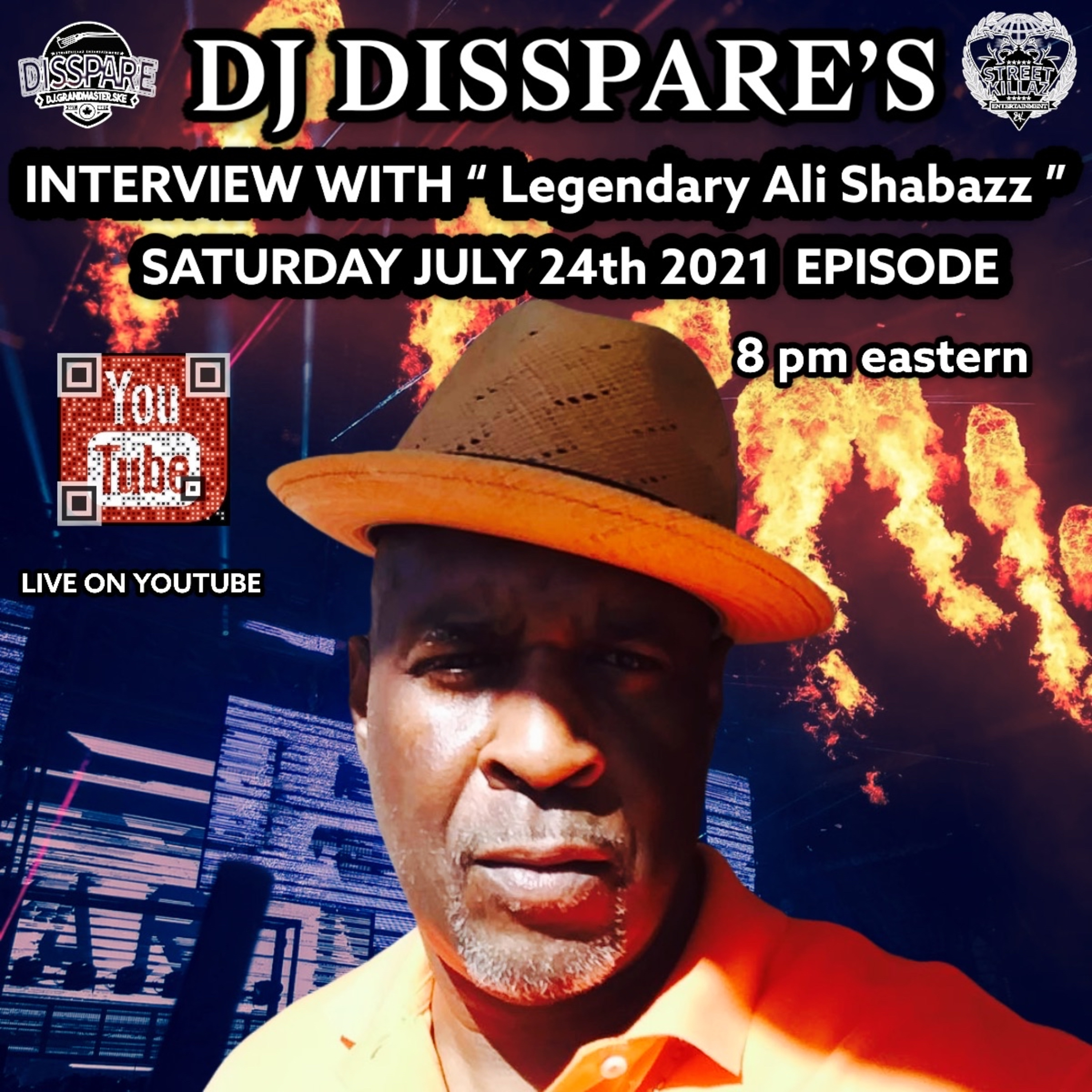 Dj Disspare's Interview with The Legendary Ali Shabazz @CuttyMackTV
