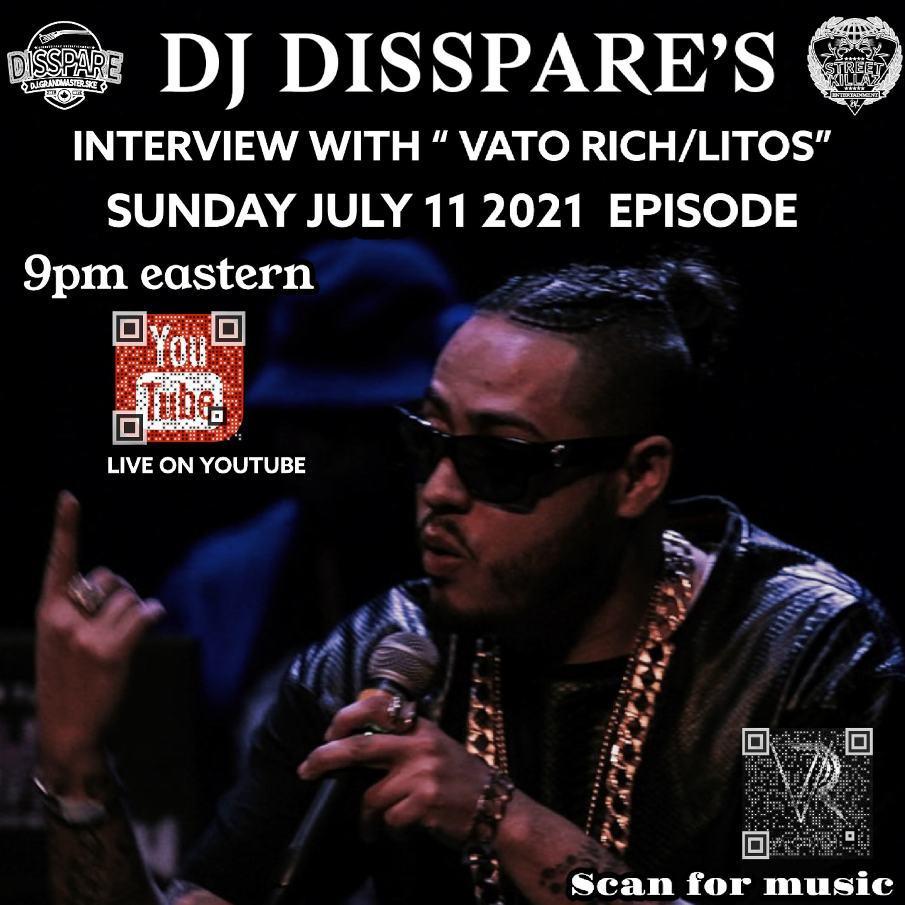 DJ DISSPARE'S INTERVIEW WITH LITO'S [VATO RICH]