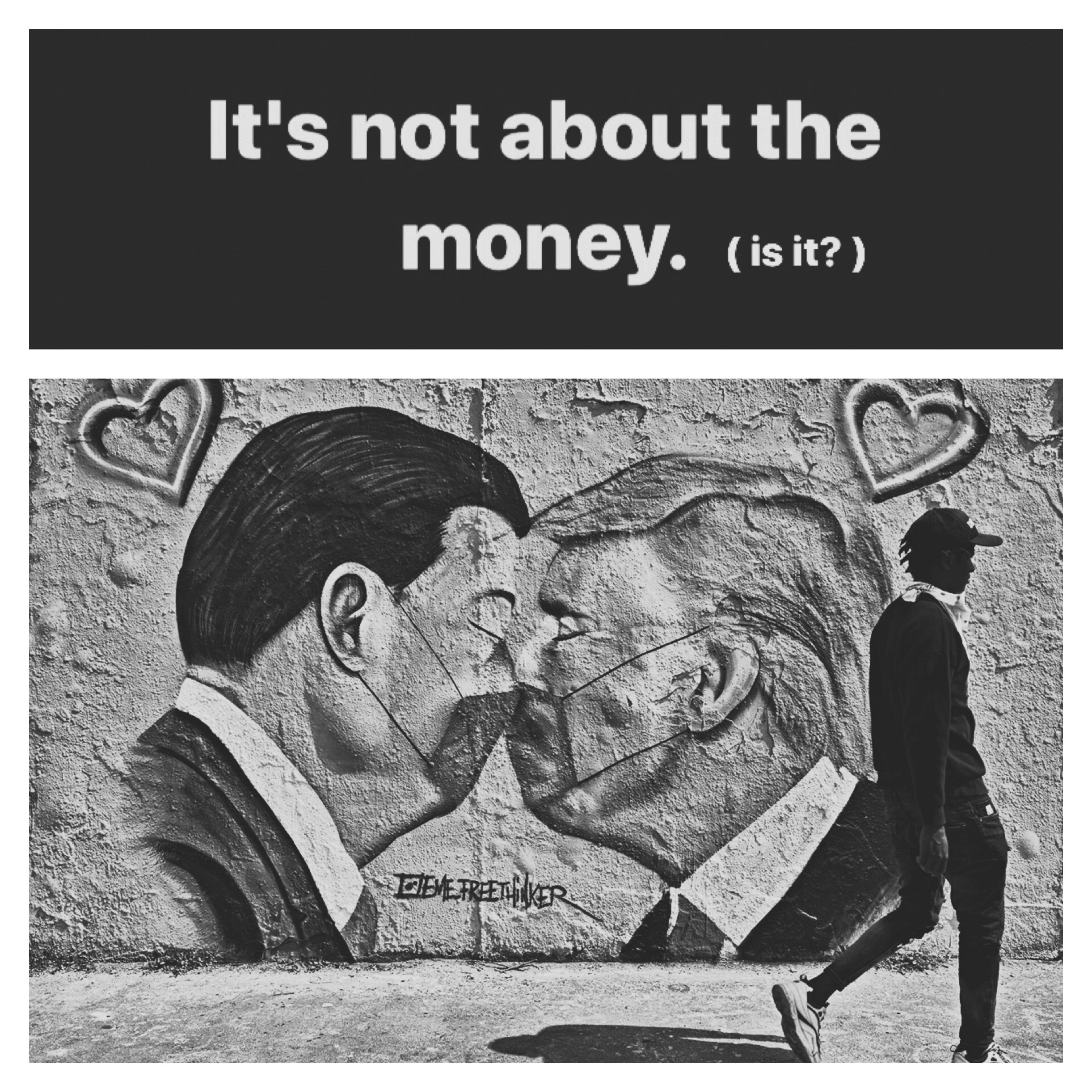 It is not about the money (Is it?) episode artwork