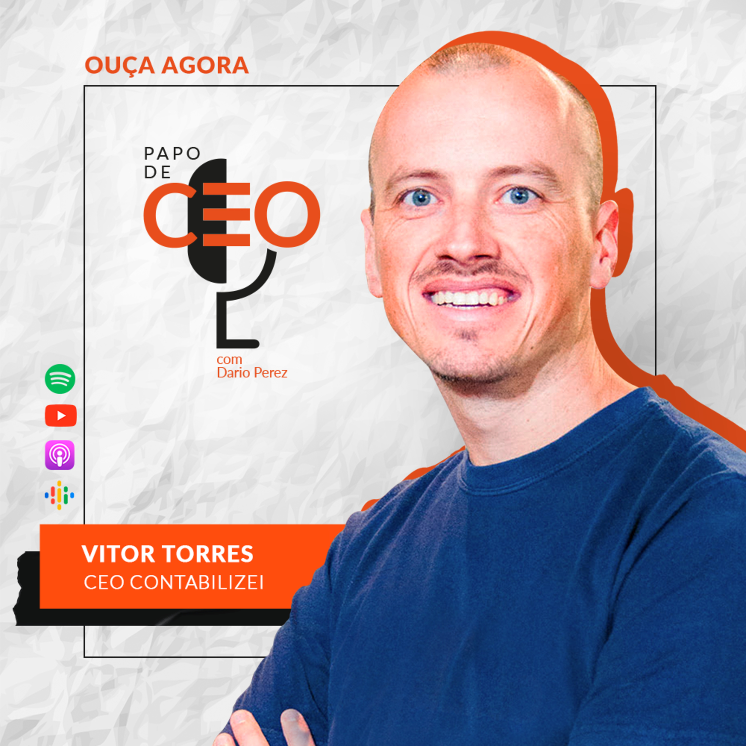DA CALCULADORA A NÚVEL, A CONTABILIDADE DO SÉCULO XXI. (Vitor Torres - CEO Contabilizei) | Papo de CEO  episode artwork