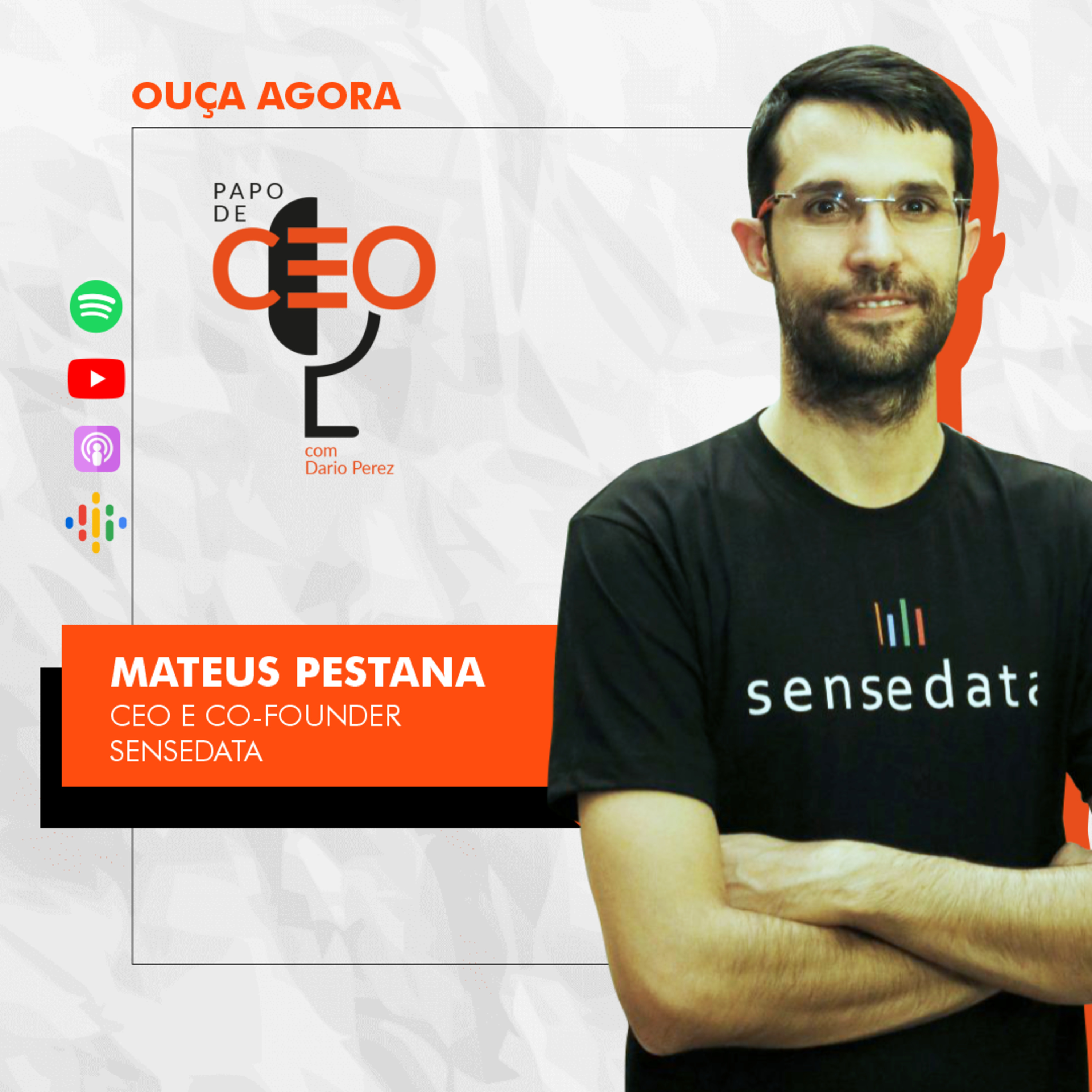 A MAGIA DO CUSTOMER SUCESS PARA A SUA EMPRESA (Mateus Pestana - Founder SenseData) | Papo de CEO episode artwork