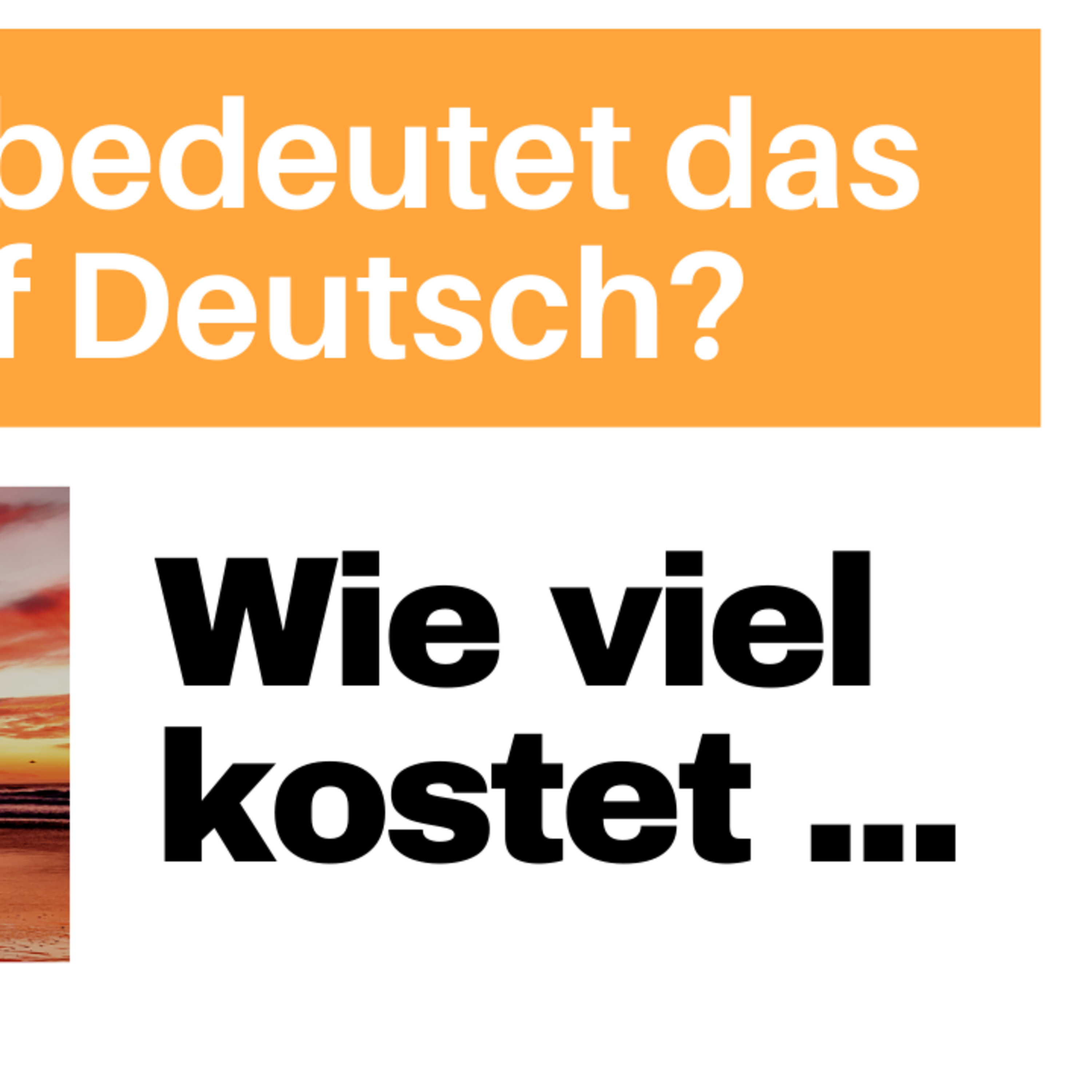 "Wie viel kostet das": Was bedeutet das auf DEUTSCH? Alltagsdeutsch einfach lernen episode artwork