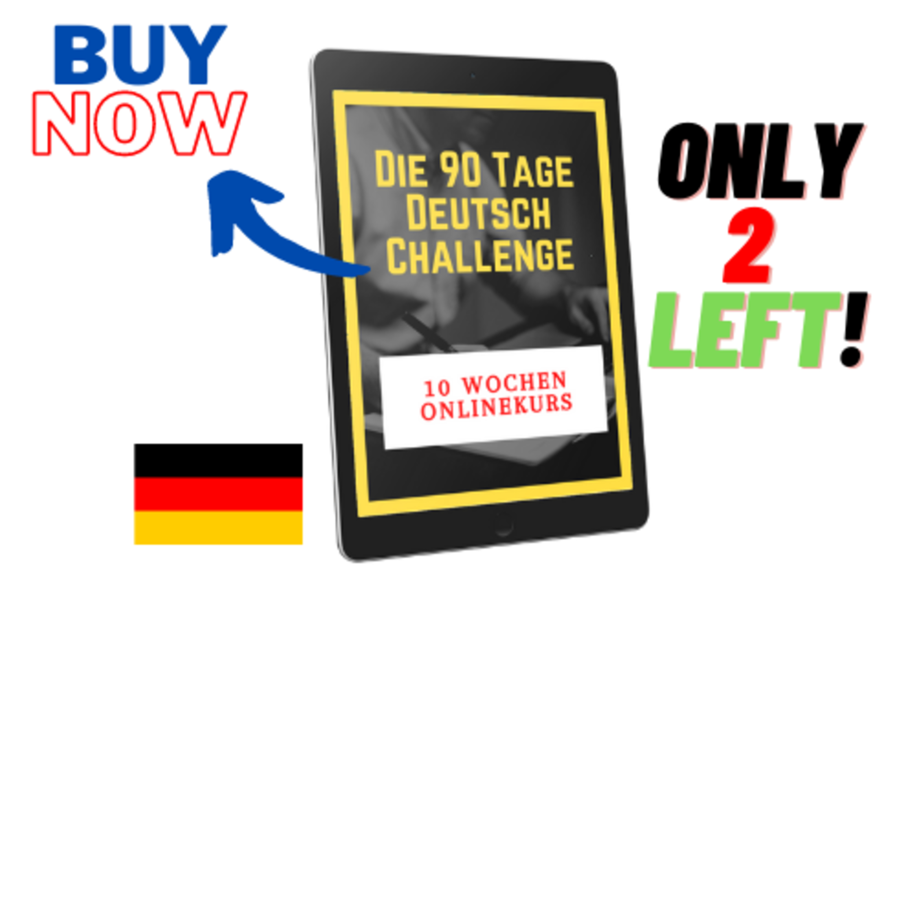 How to register for "10 Wochen Deutsch Onlinekurs": 10 week intense German learning program. Link below episode artwork