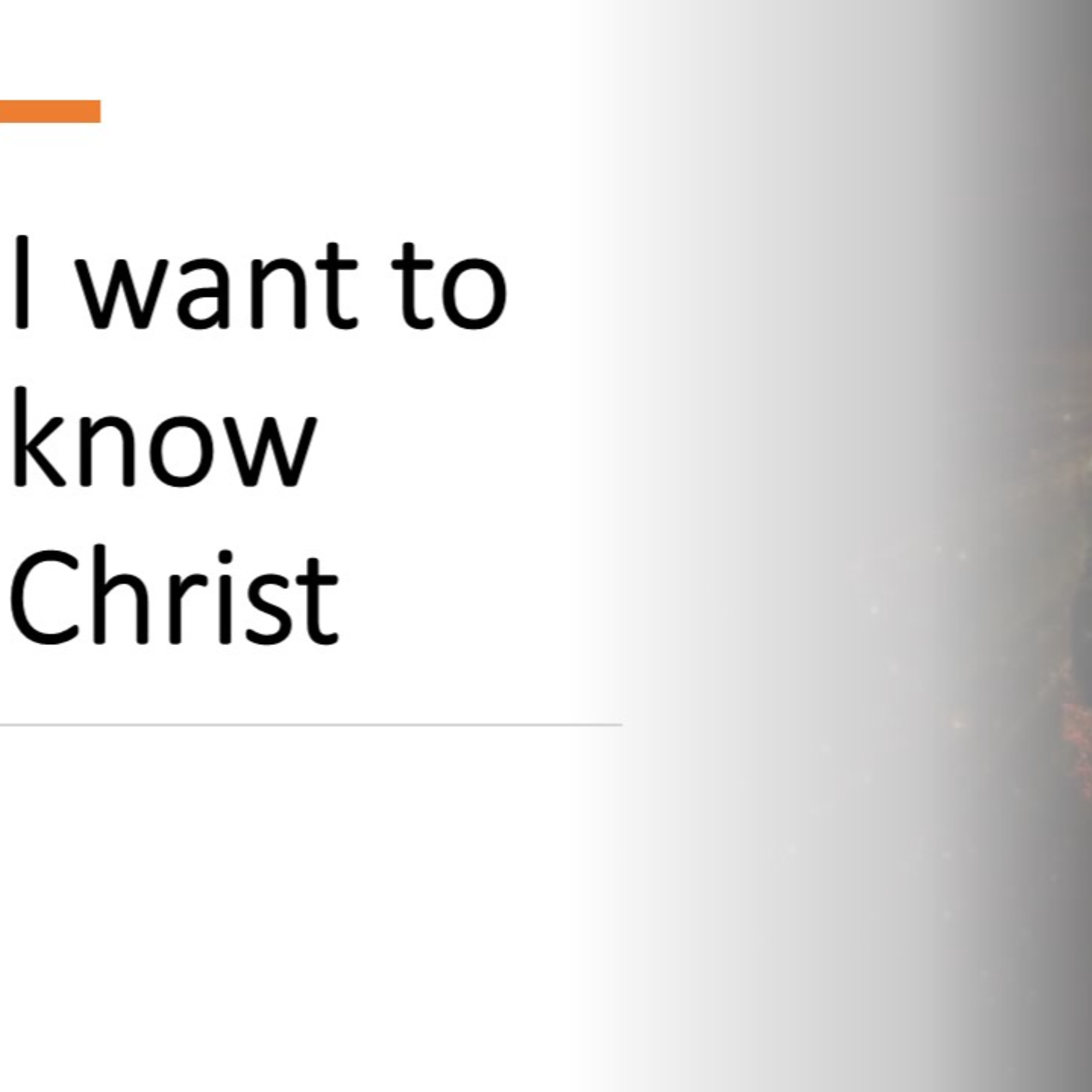 "I Want to Know Christ" - David Duncan episode artwork